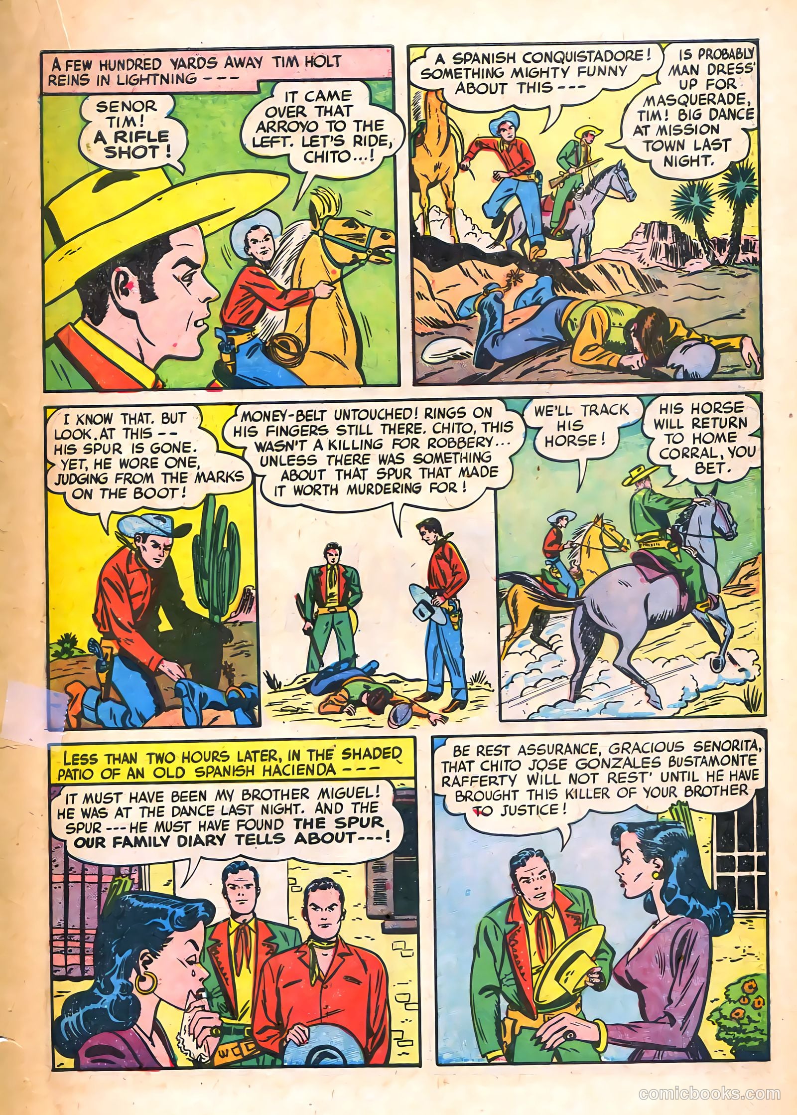 Tim Holt #1 (1948) — page 21 of 36