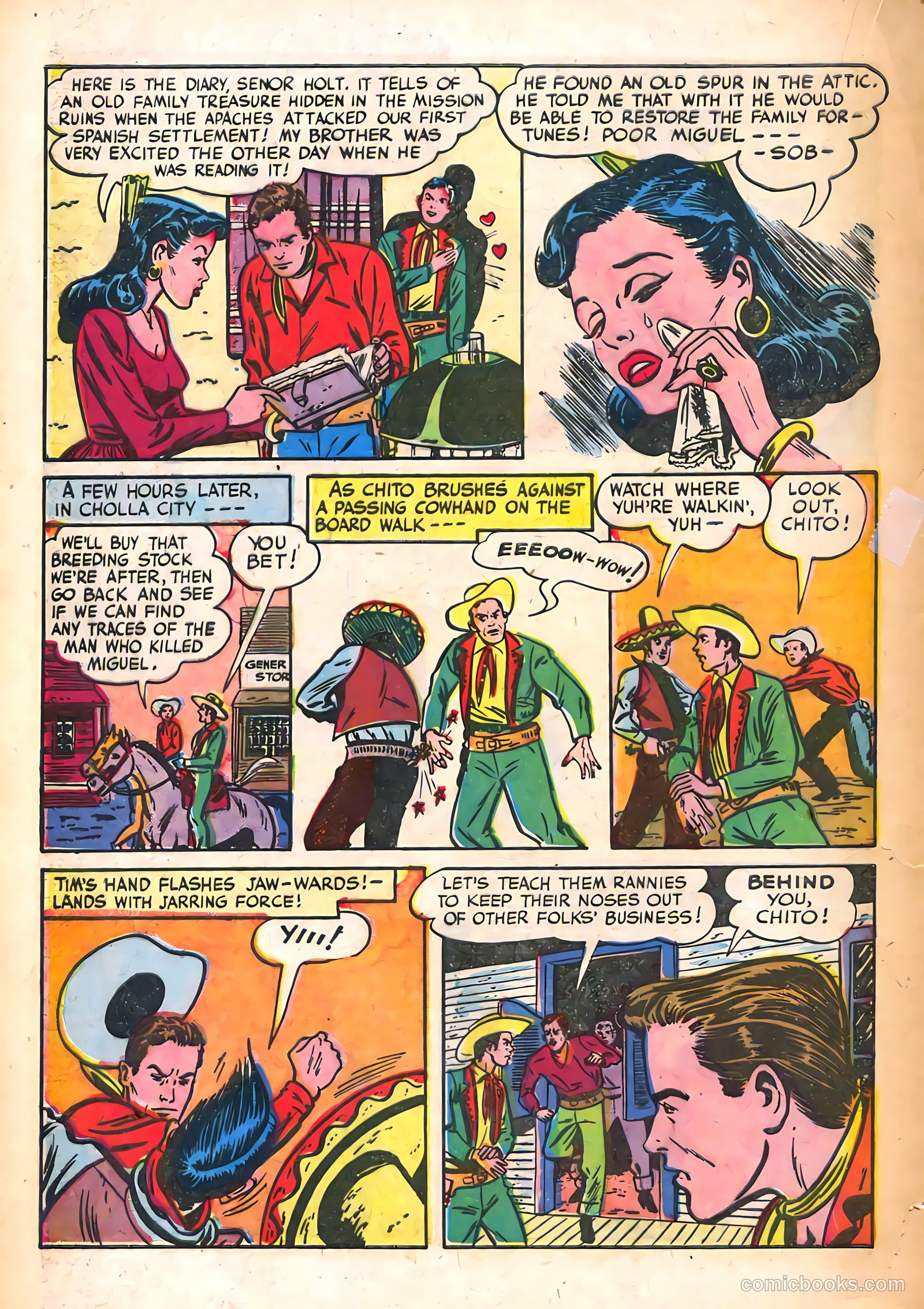 Tim Holt #1 (1948) — page 22 of 36