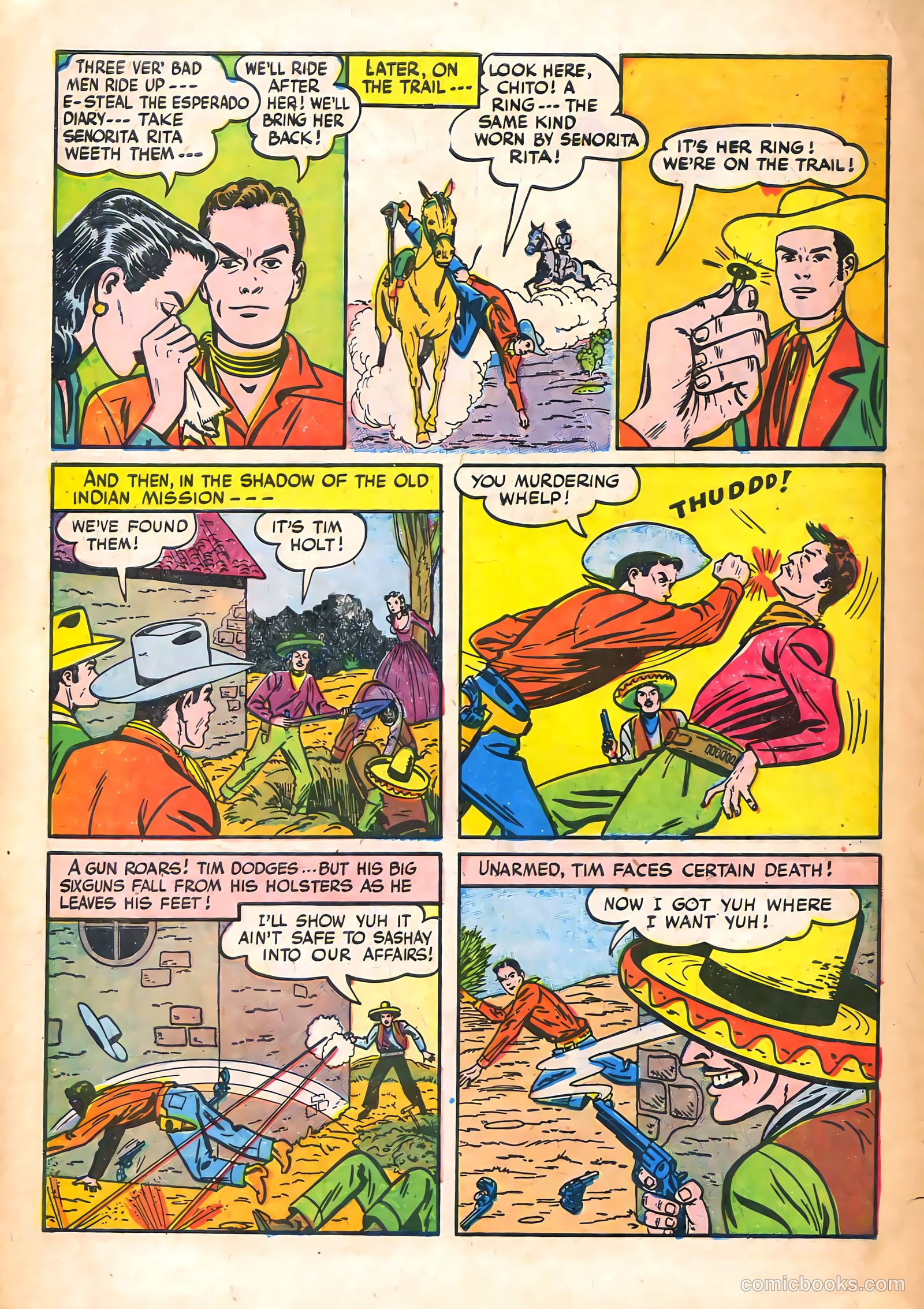 Tim Holt #1 (1948) — page 24 of 36