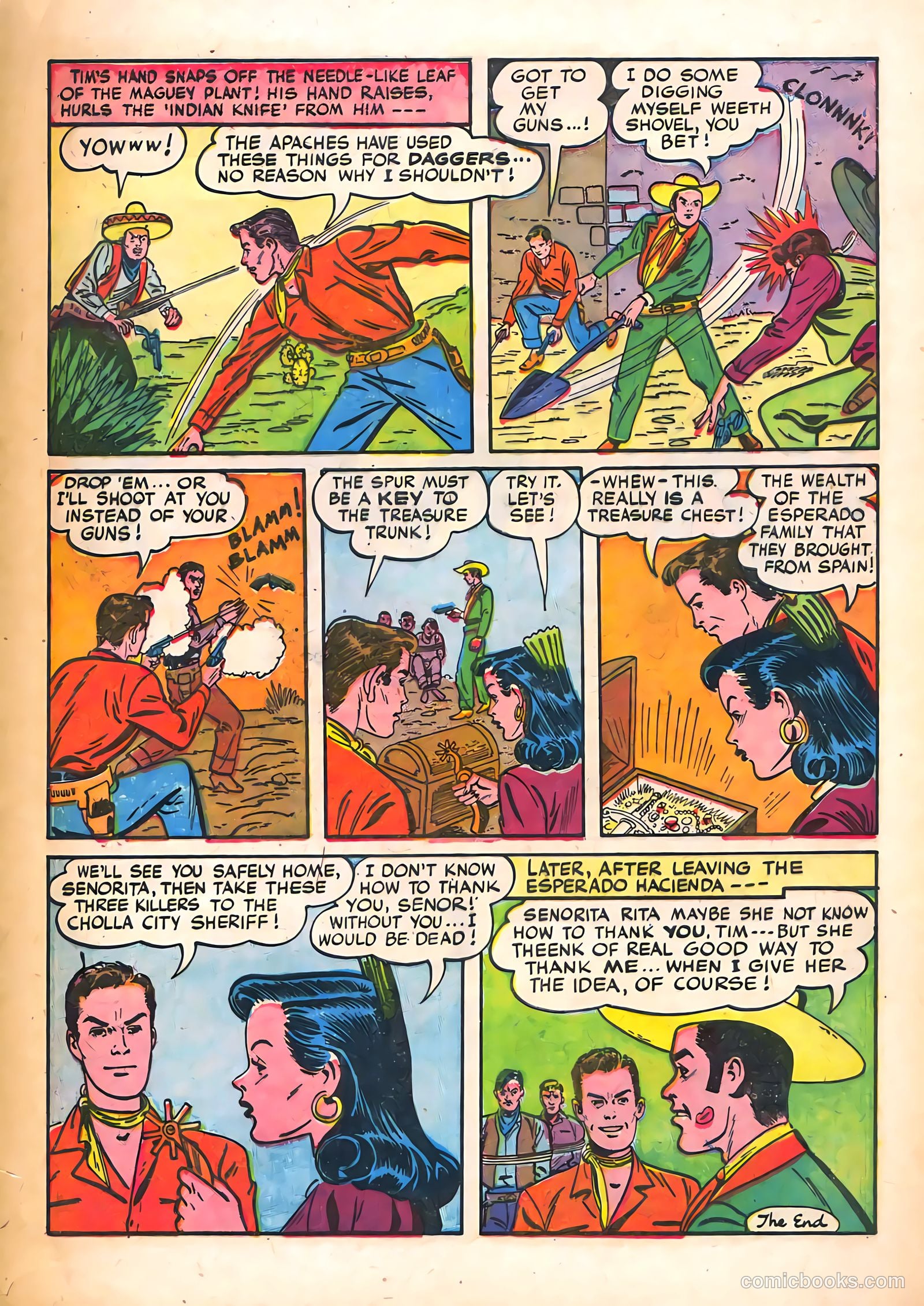 Tim Holt #1 (1948) — page 25 of 36