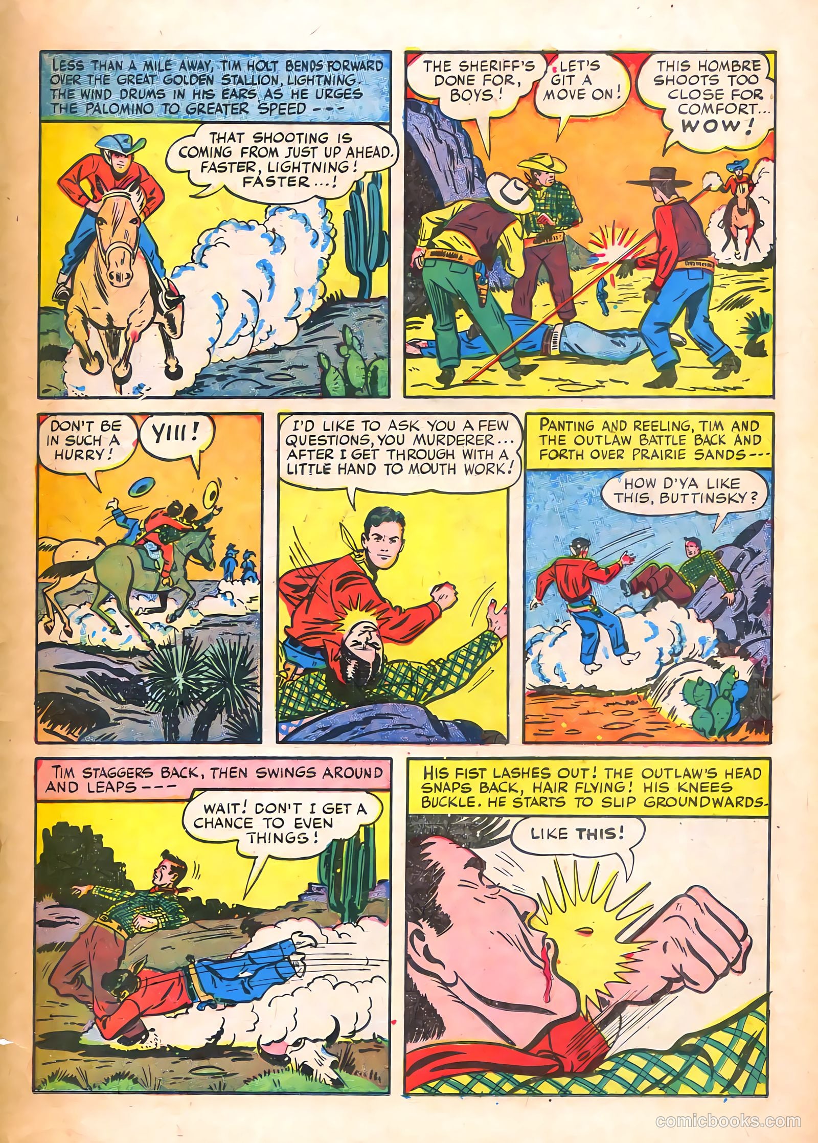 Tim Holt #1 (1948) — page 27 of 36