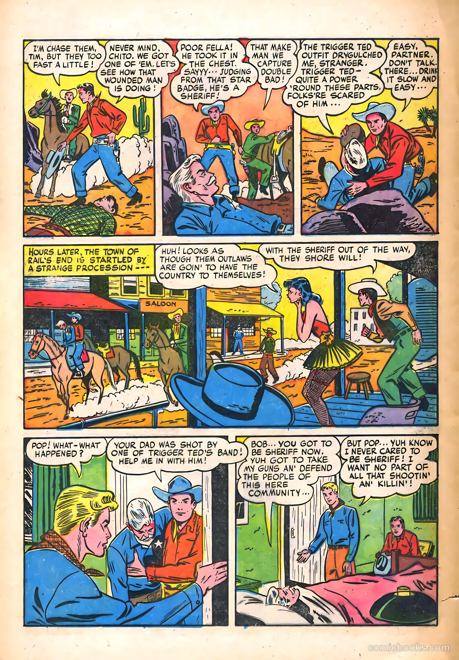 Tim Holt #1 (1948) — page 28 of 36