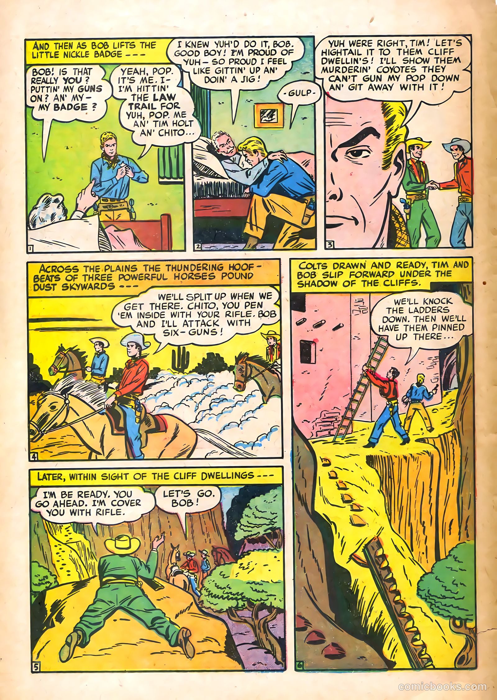 Tim Holt #1 (1948) — page 32 of 36