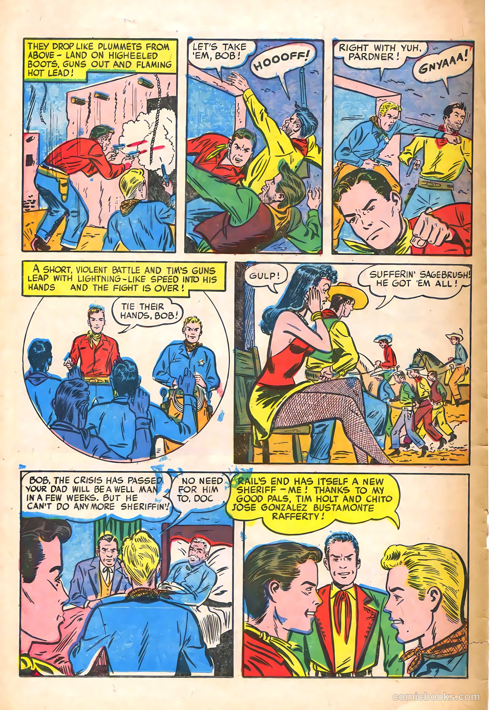 Tim Holt #1 (1948) — page 34 of 36