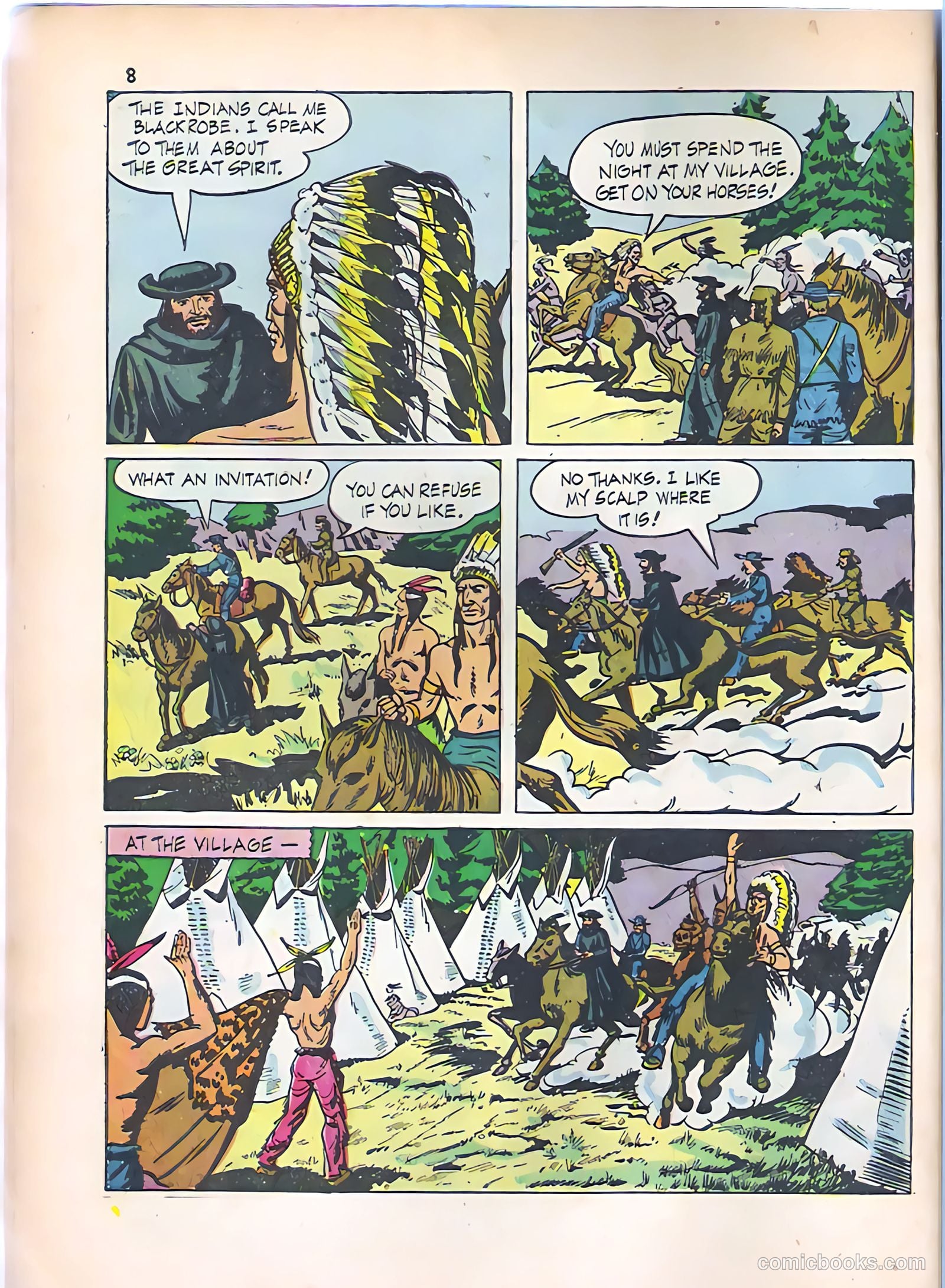 God's Heroes in America #nn (1956) — page 9 of 65