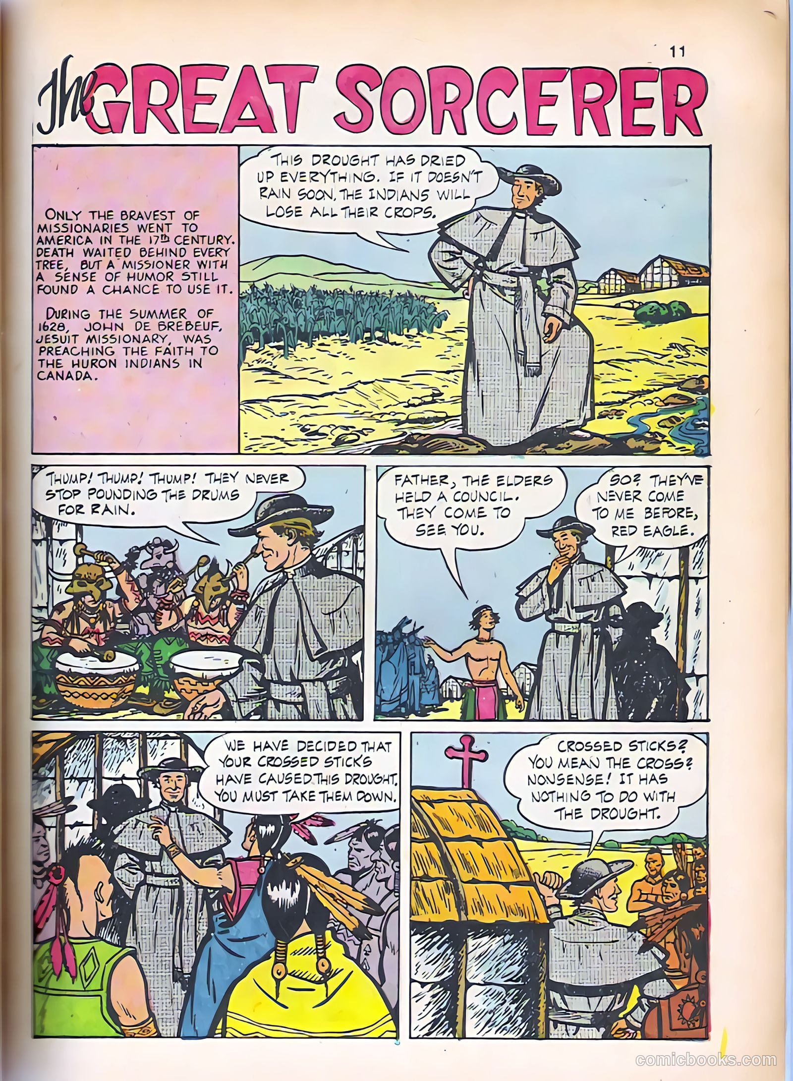 God's Heroes in America #nn (1956) — page 12 of 65