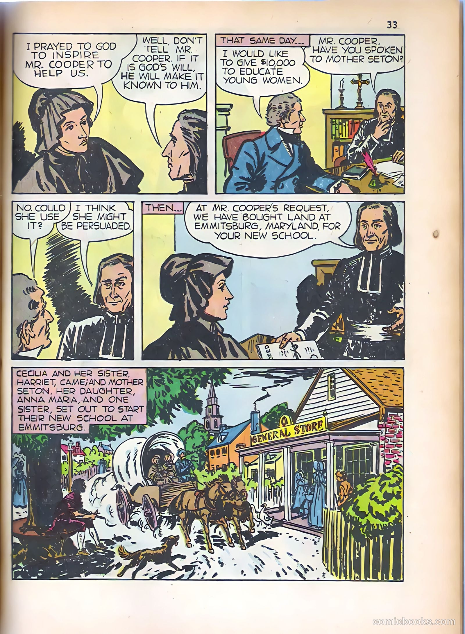 God's Heroes in America #nn (1956) — page 34 of 65