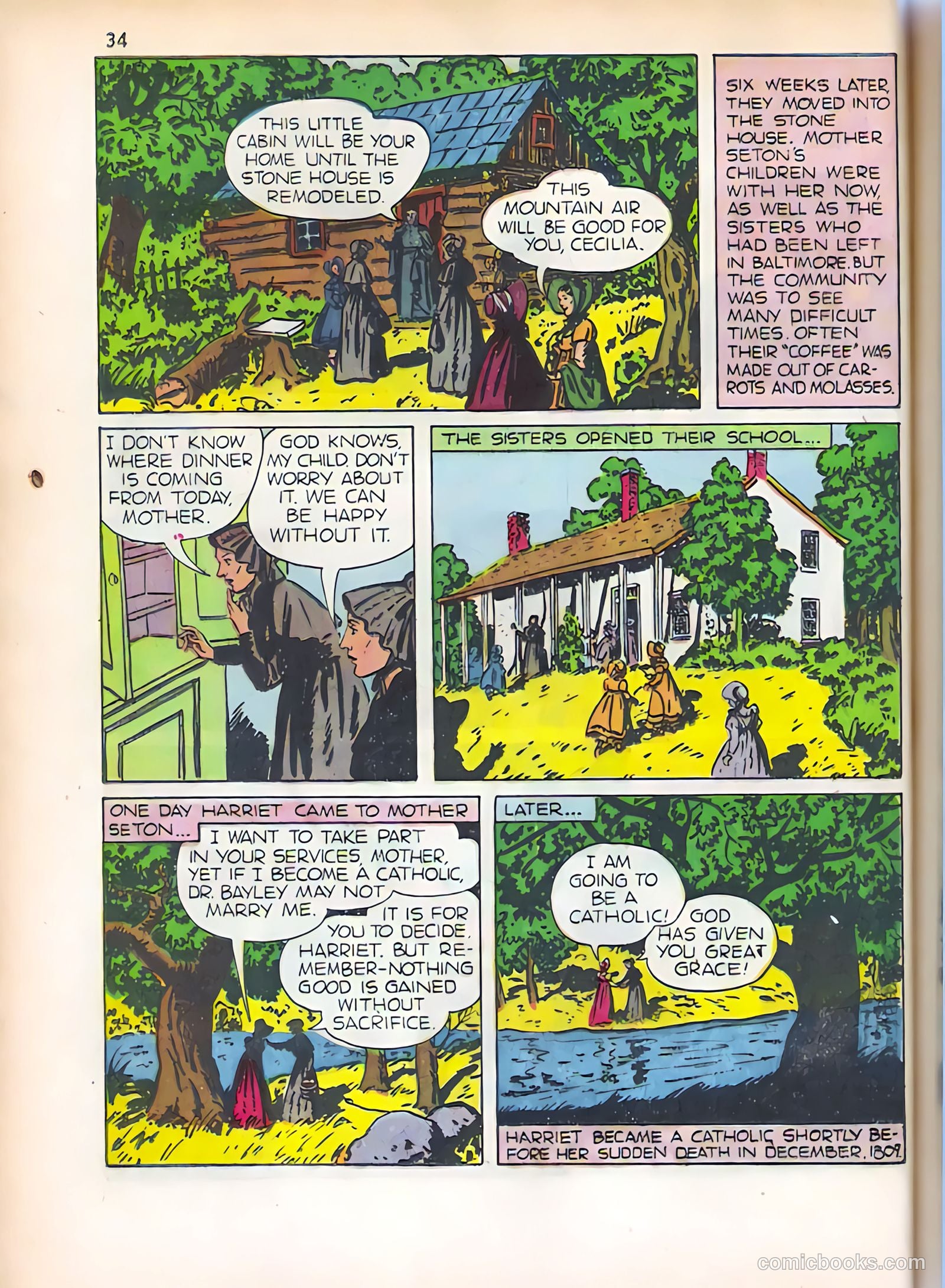God's Heroes in America #nn (1956) — page 35 of 65