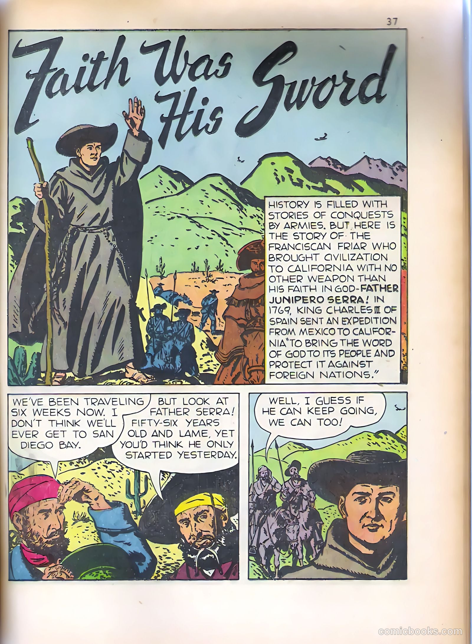 God's Heroes in America #nn (1956) — page 38 of 65