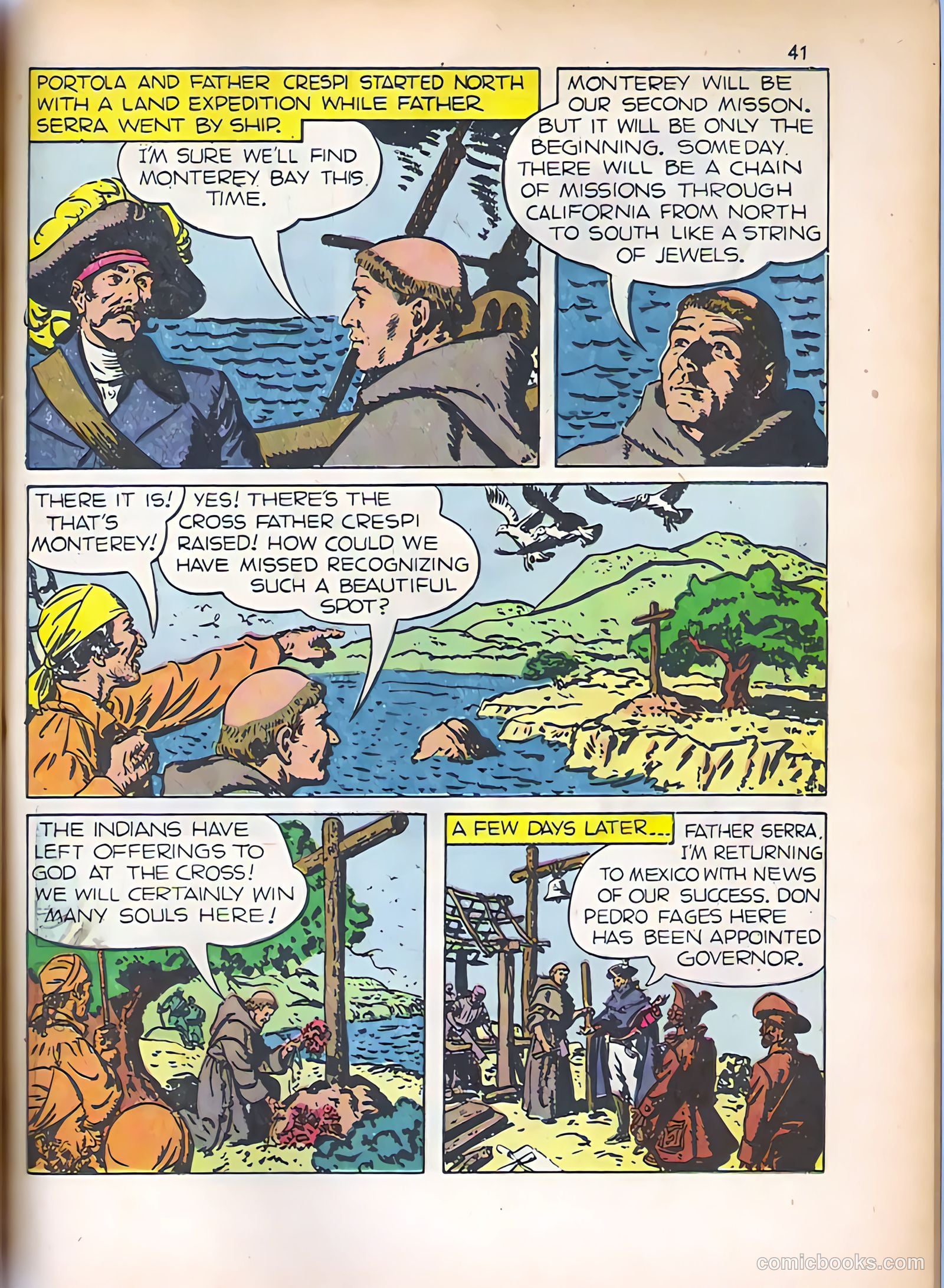 God's Heroes in America #nn (1956) — page 42 of 65