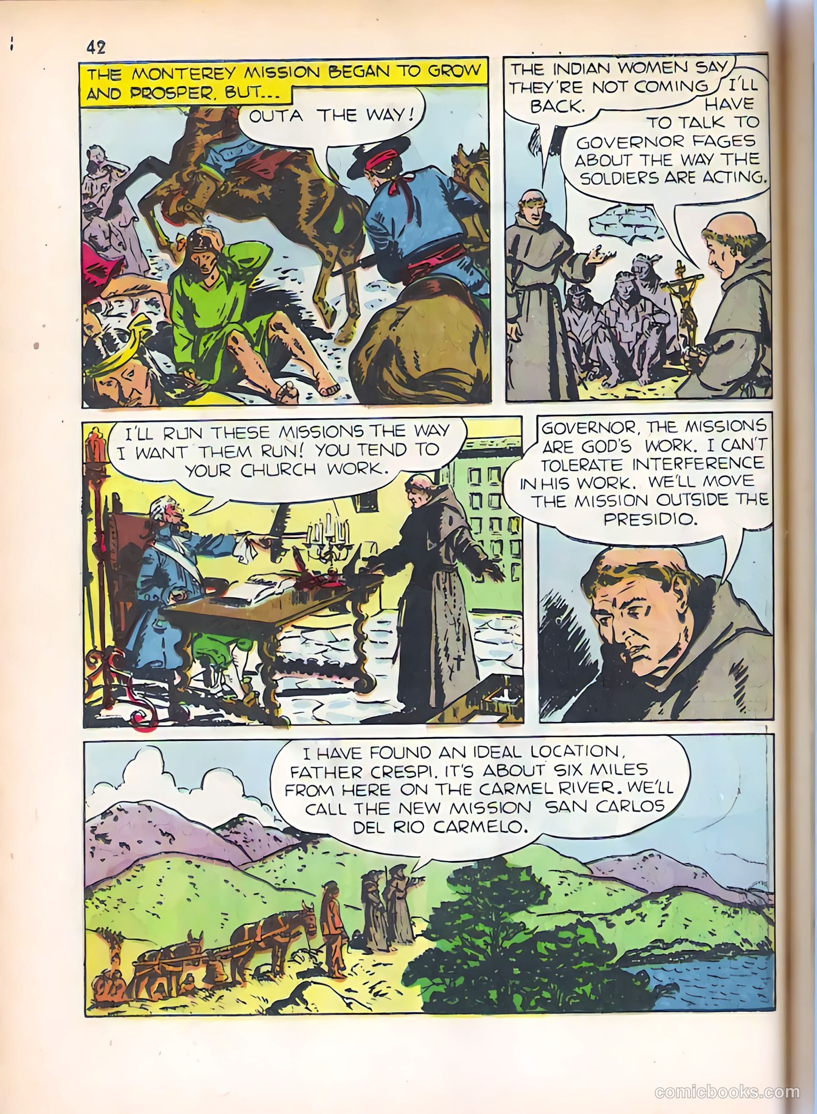 God's Heroes in America #nn (1956) — page 43 of 65
