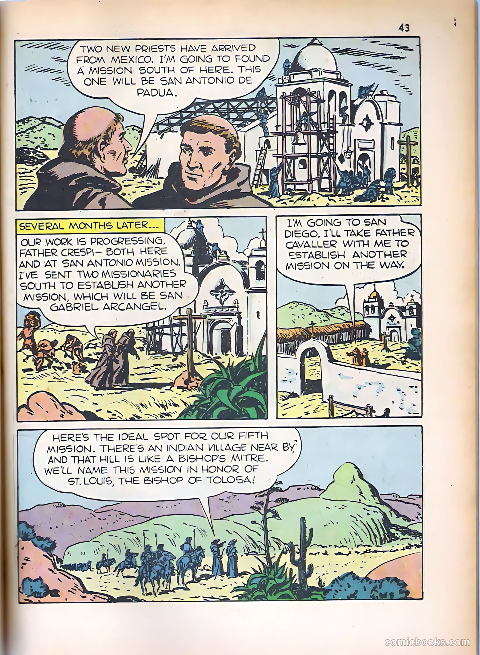 God's Heroes in America #nn (1956) — page 44 of 65