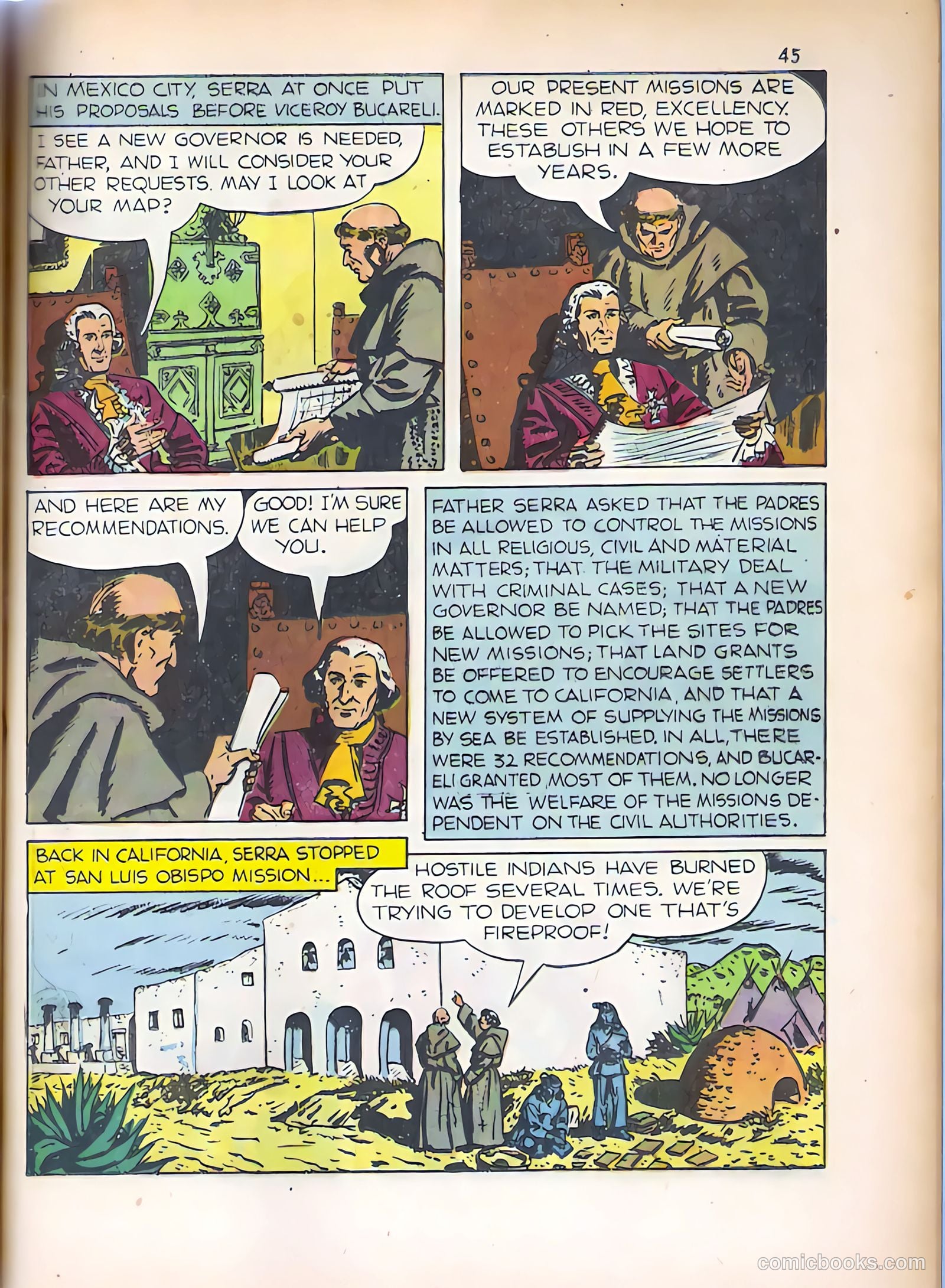 God's Heroes in America #nn (1956) — page 46 of 65