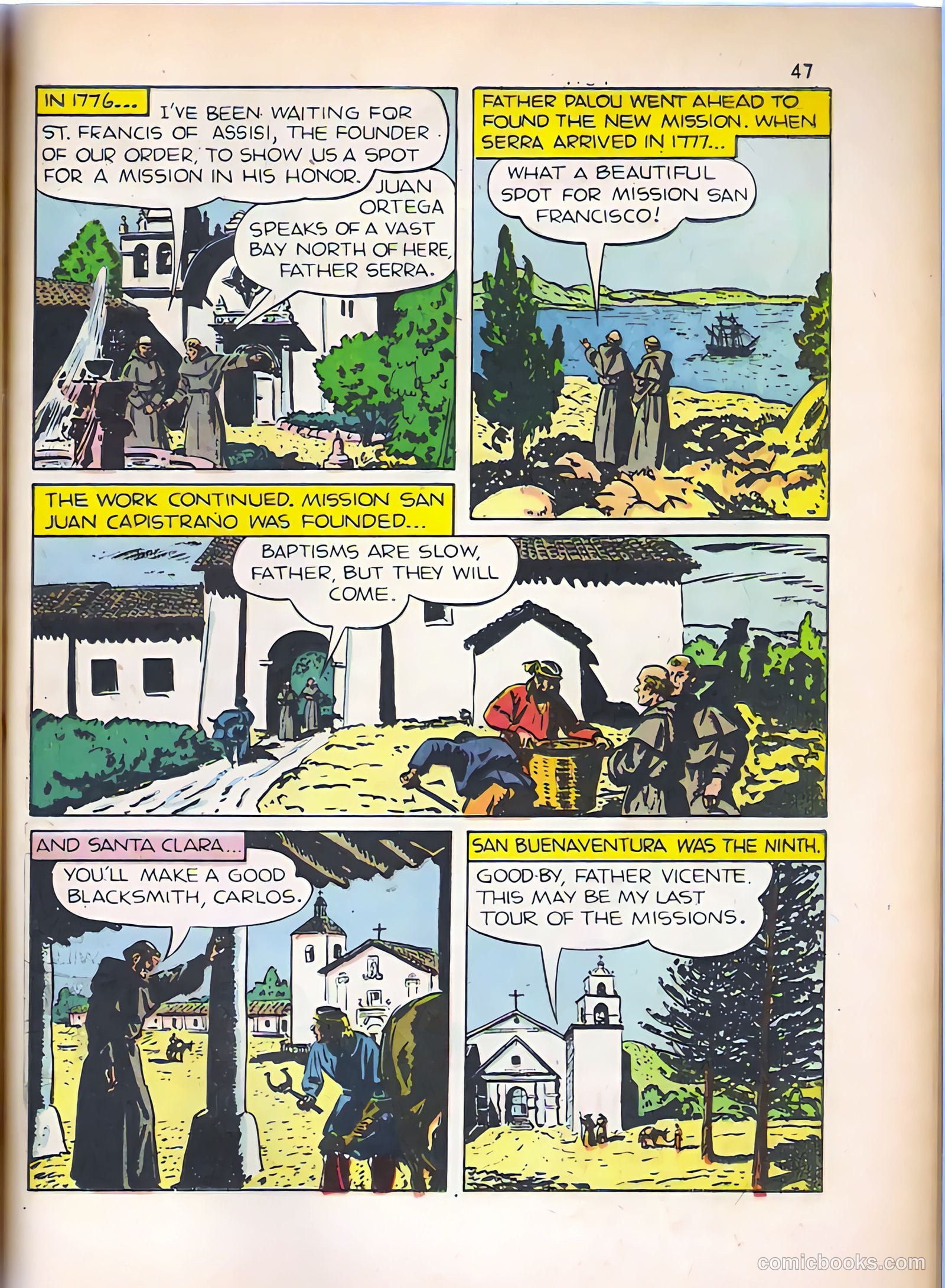 God's Heroes in America #nn (1956) — page 48 of 65