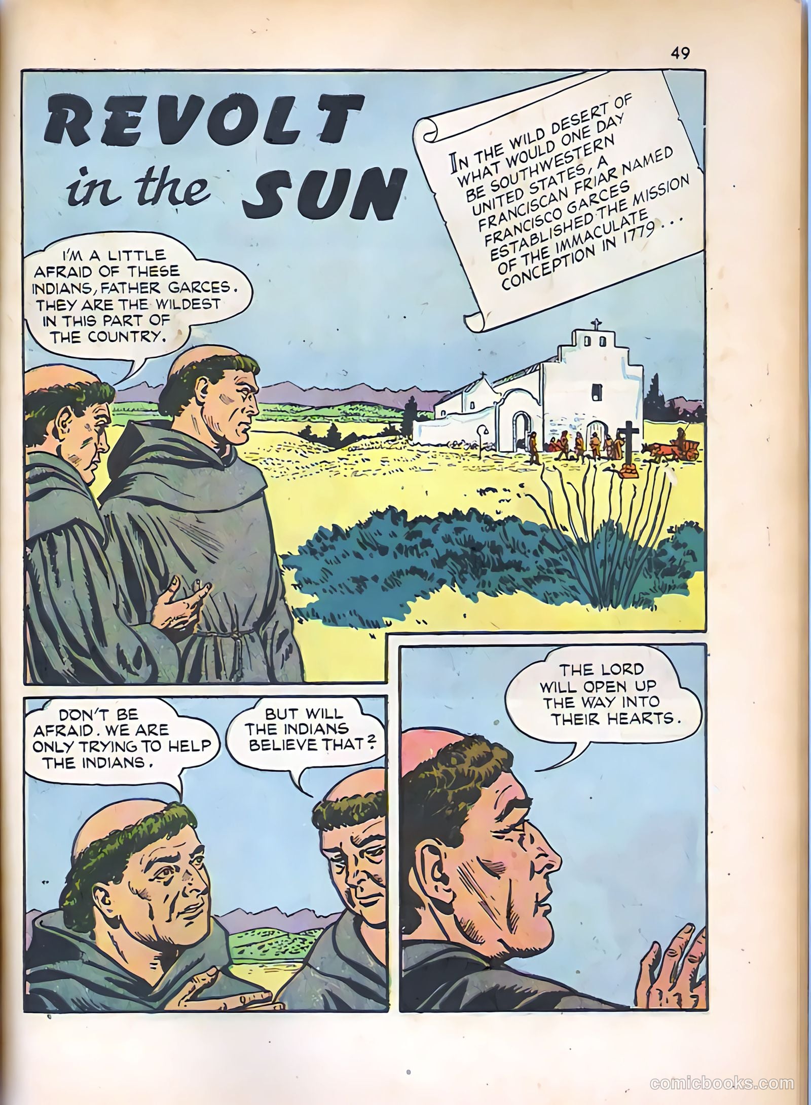 God's Heroes in America #nn (1956) — page 50 of 65
