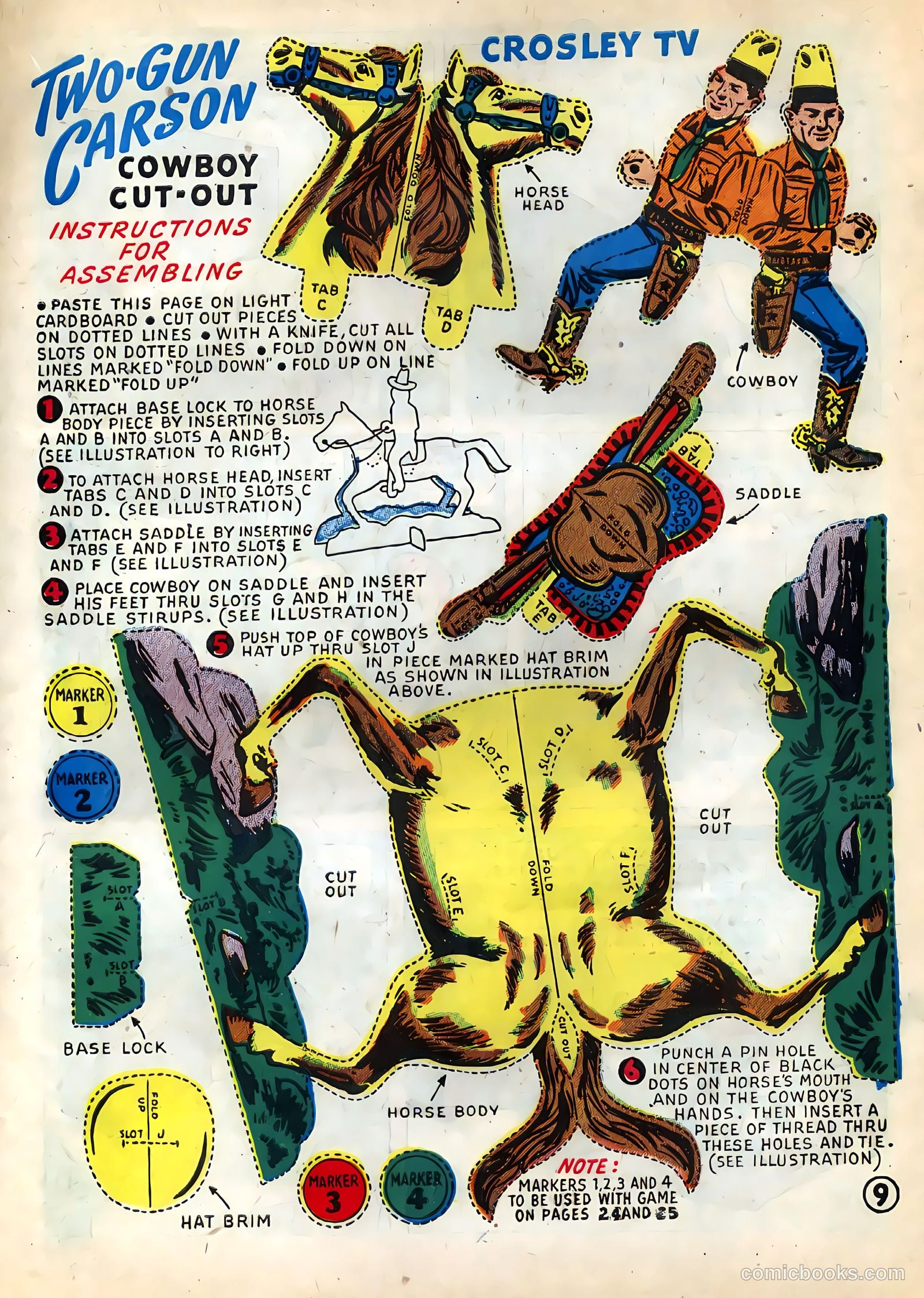 Tee and Vee Crosley in Television Land Comics #nn (1951) — page 9 of 48