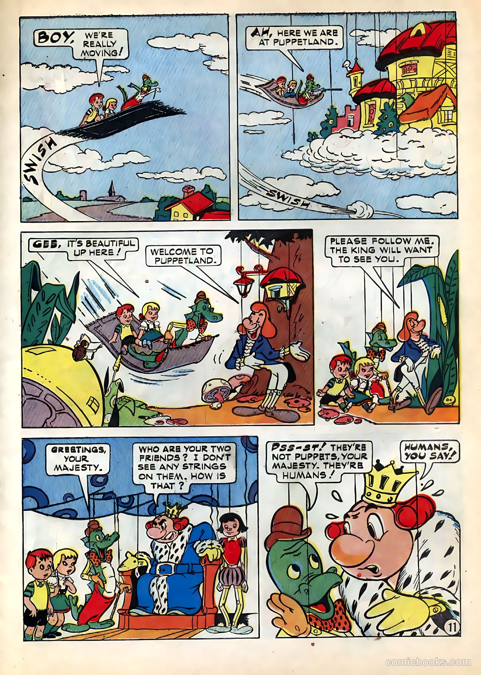 Tee and Vee Crosley in Television Land Comics #nn (1951) — page 11 of 48