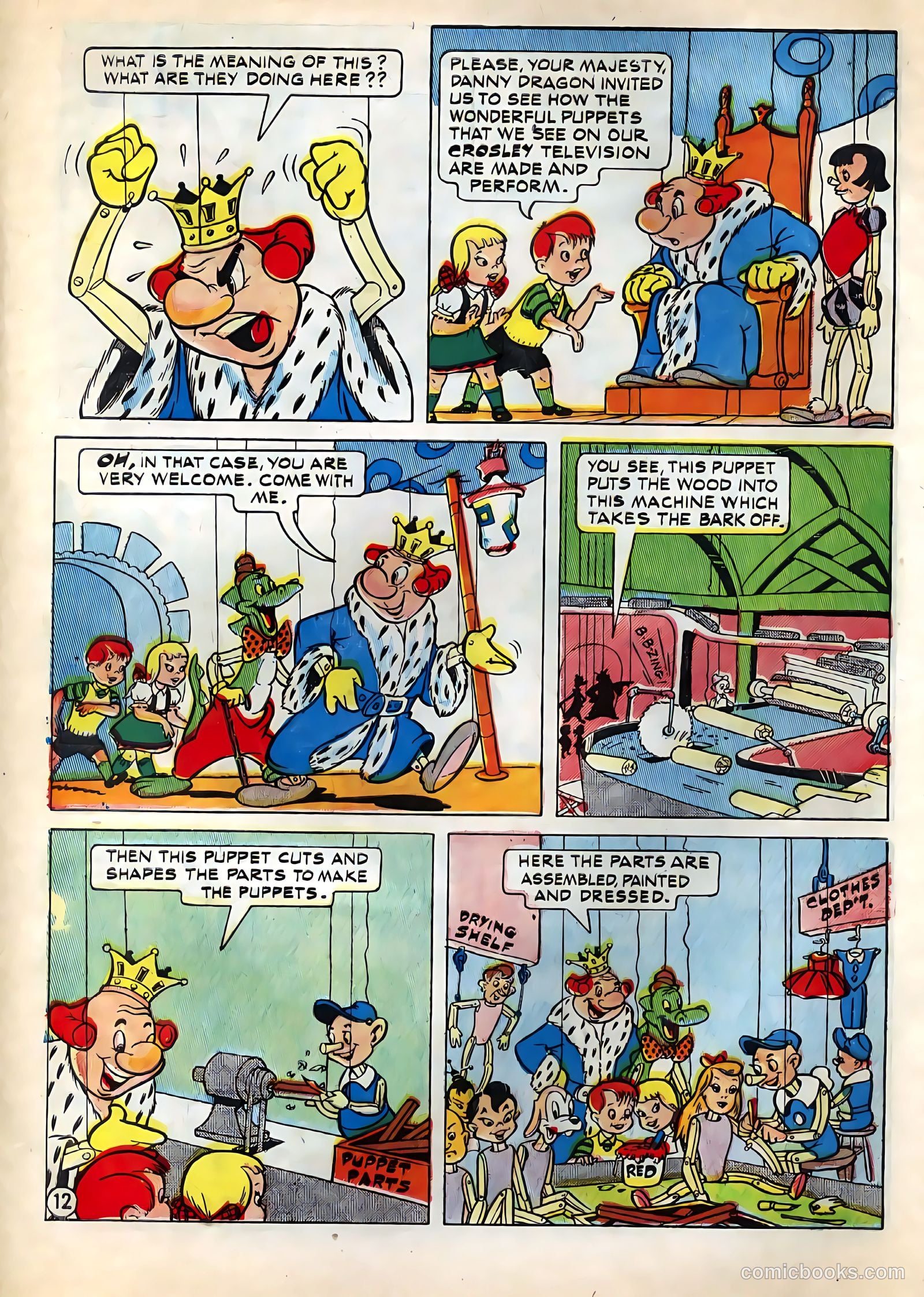 Tee and Vee Crosley in Television Land Comics #nn (1951) — page 12 of 48