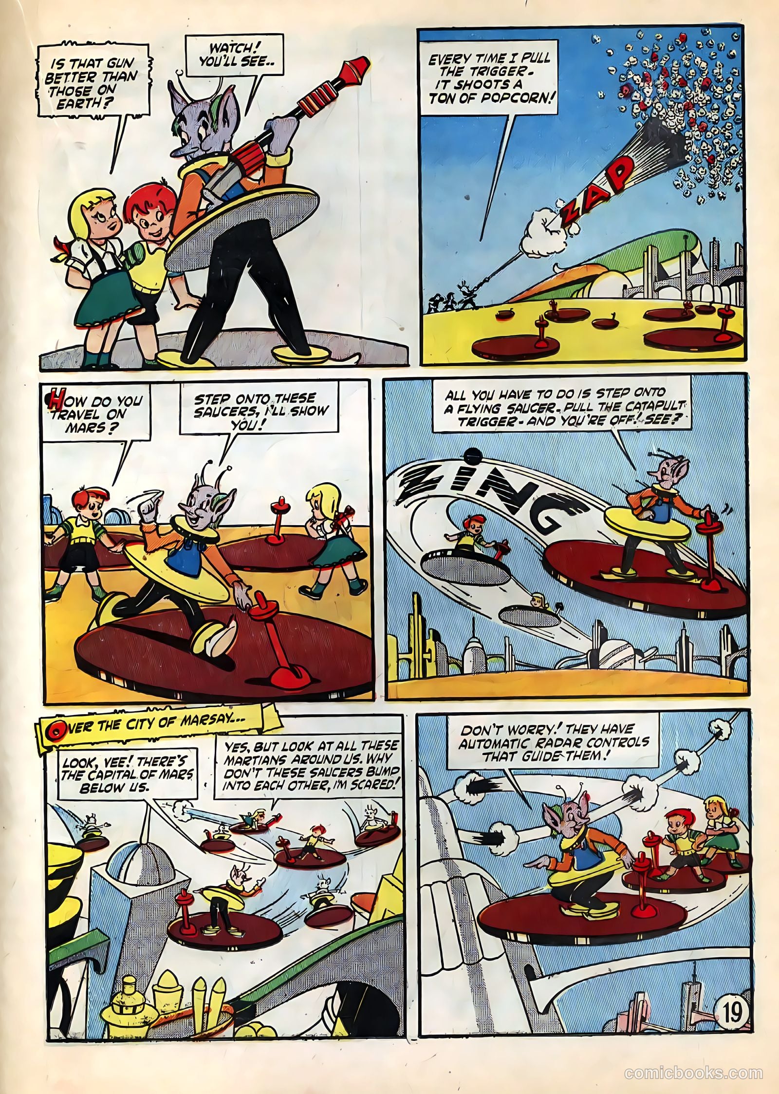 Tee and Vee Crosley in Television Land Comics #nn (1951) — page 19 of 48
