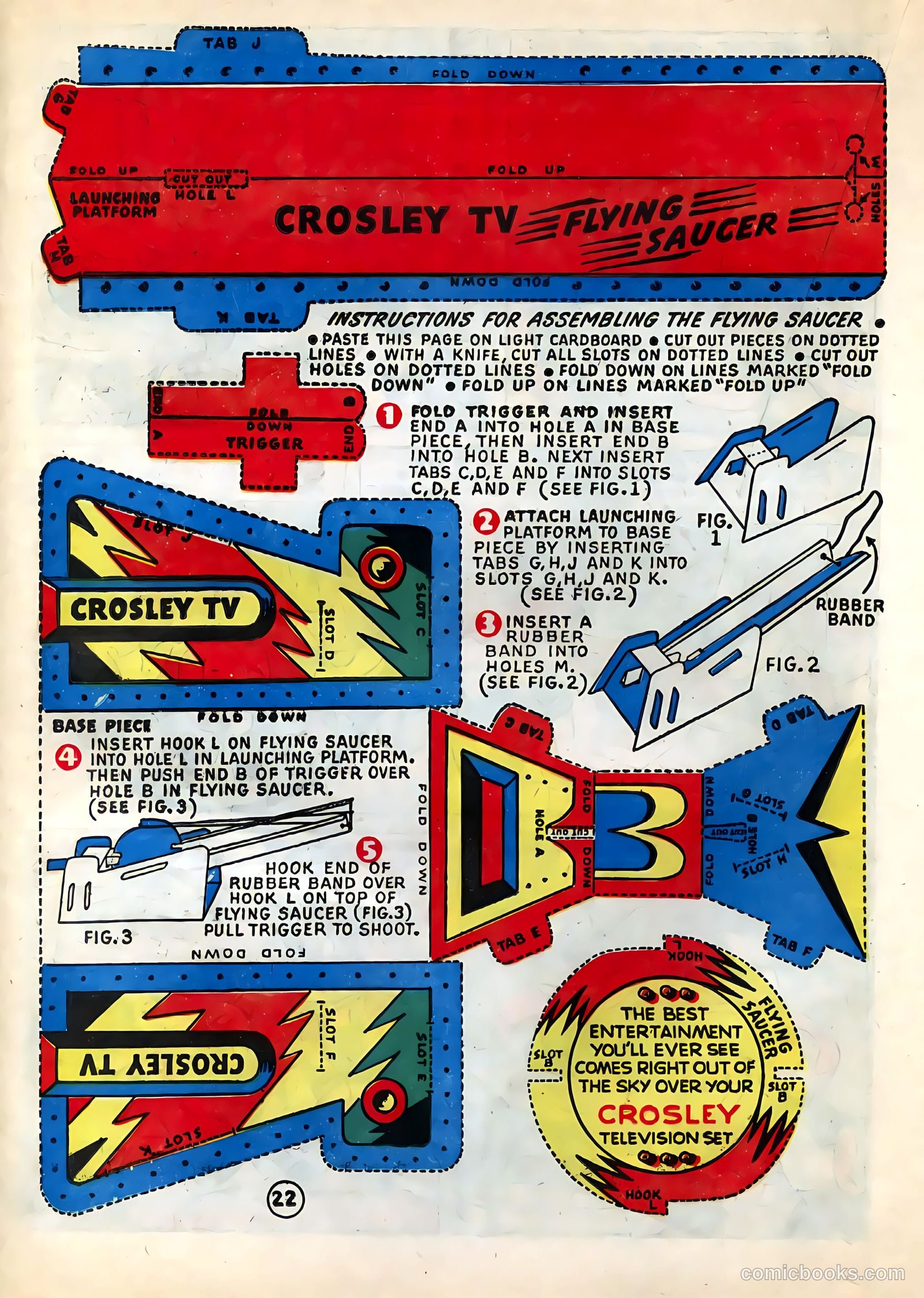 Tee and Vee Crosley in Television Land Comics #nn (1951) — page 22 of 48