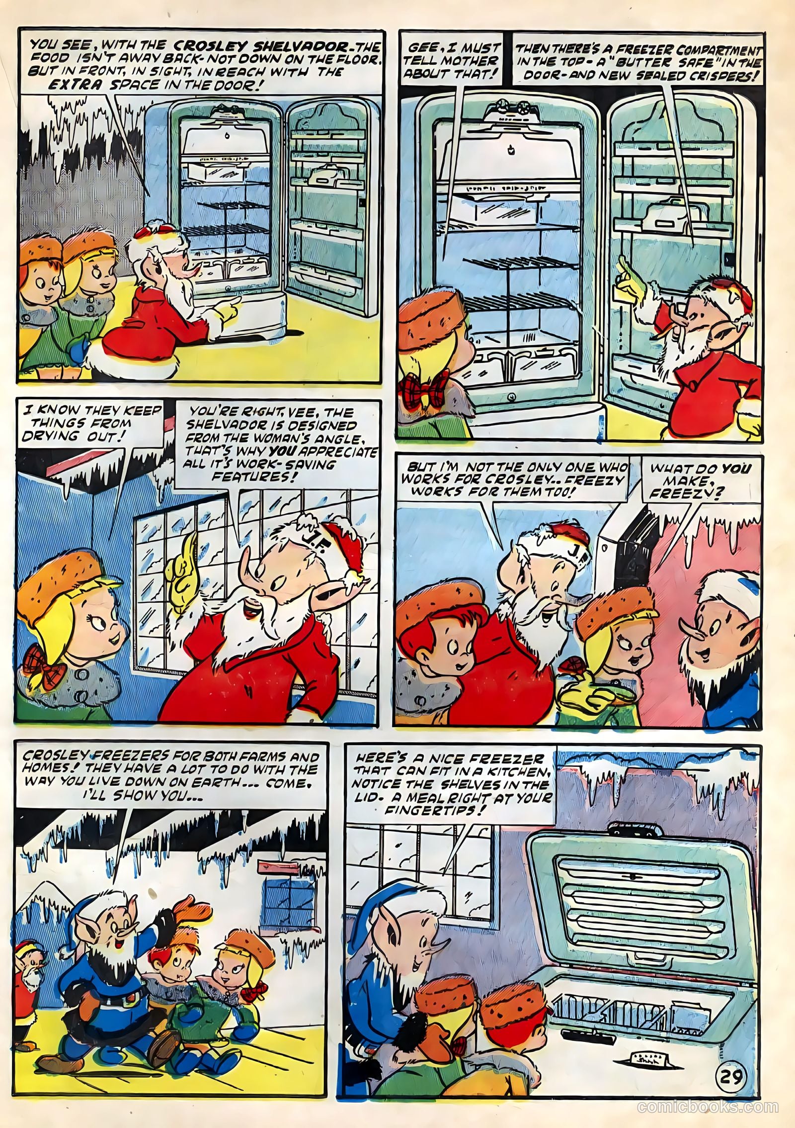Tee and Vee Crosley in Television Land Comics #nn (1951) — page 29 of 48
