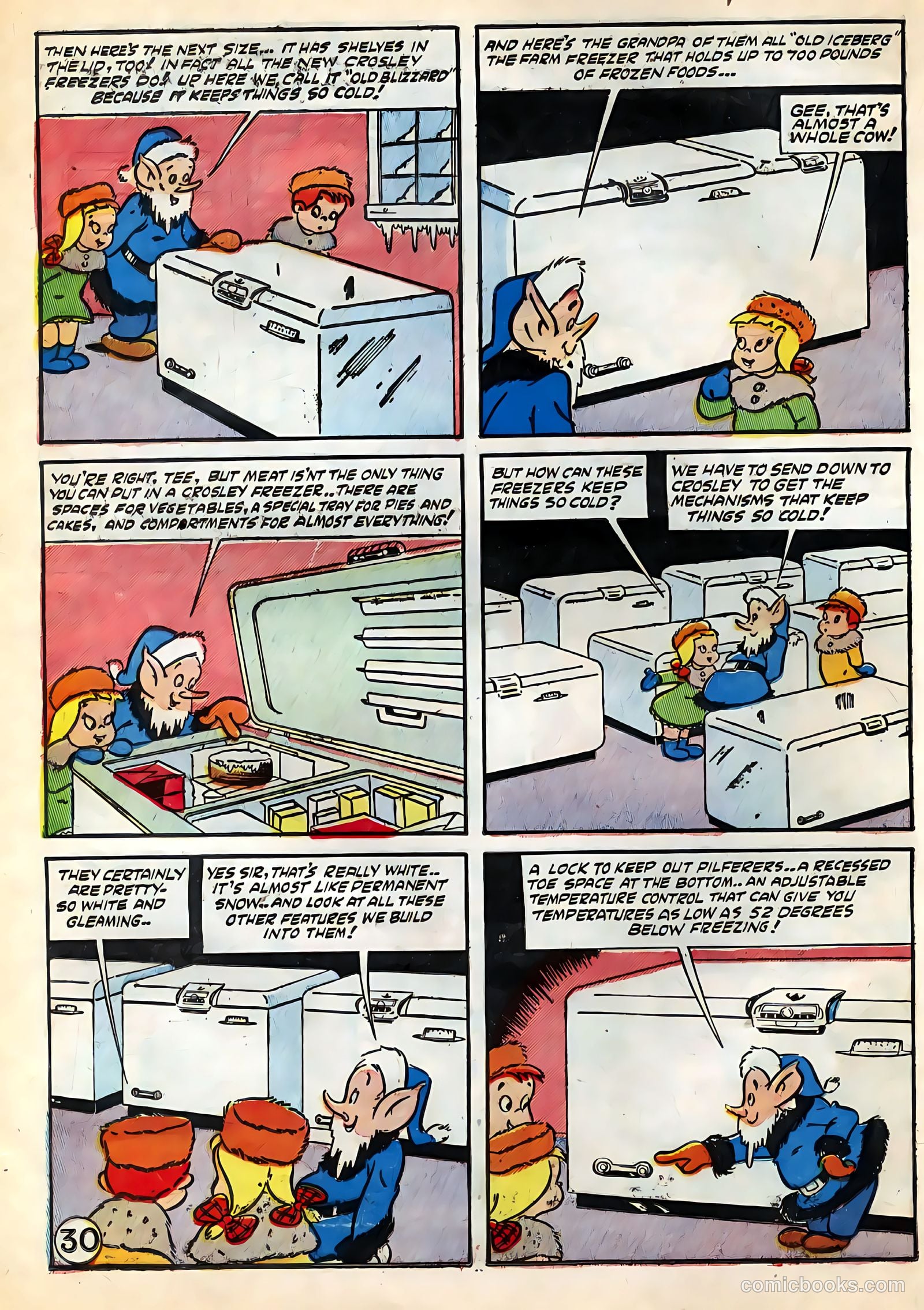 Tee and Vee Crosley in Television Land Comics #nn (1951) — page 30 of 48