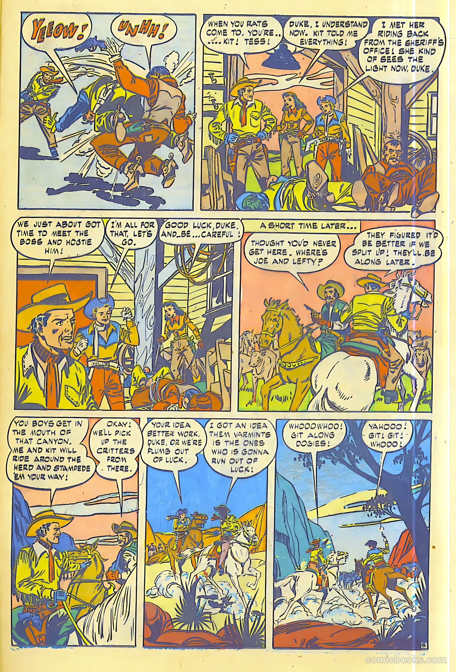 Western Adventures #1 (1948) — page 32 of 49