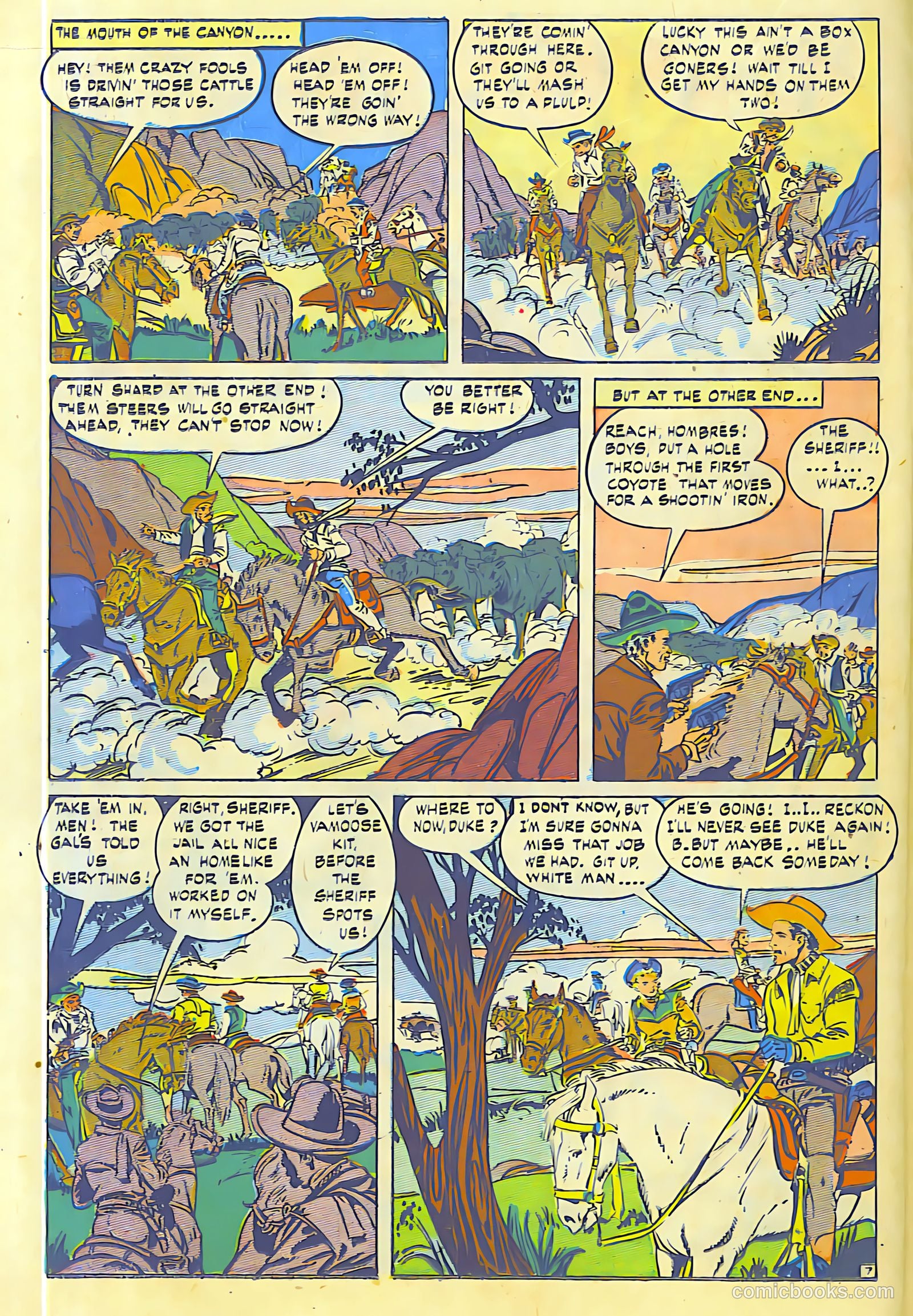 Western Adventures #1 (1948) — page 33 of 49