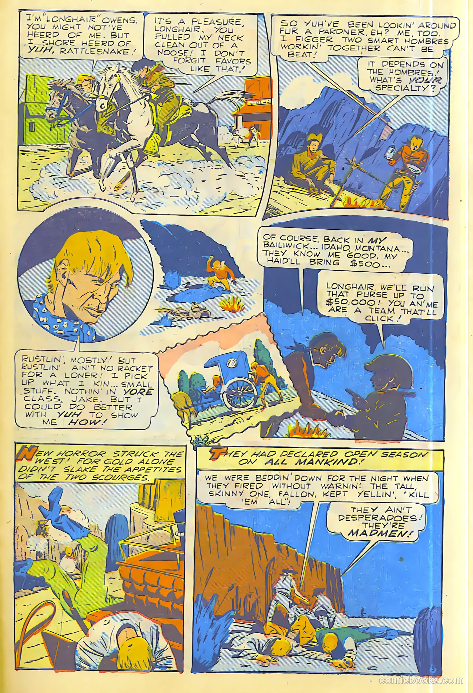 Western Adventures #1 (1948) — page 38 of 49