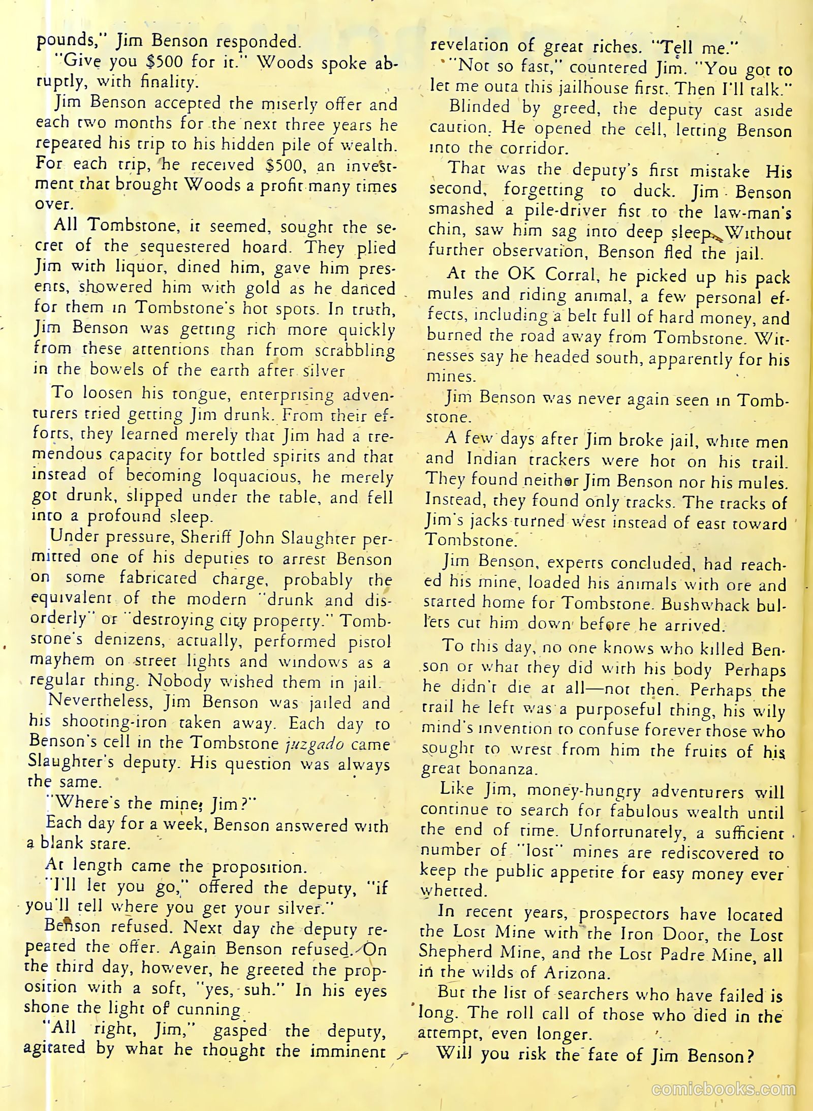 Western Adventures #1 (1948) — page 43 of 49