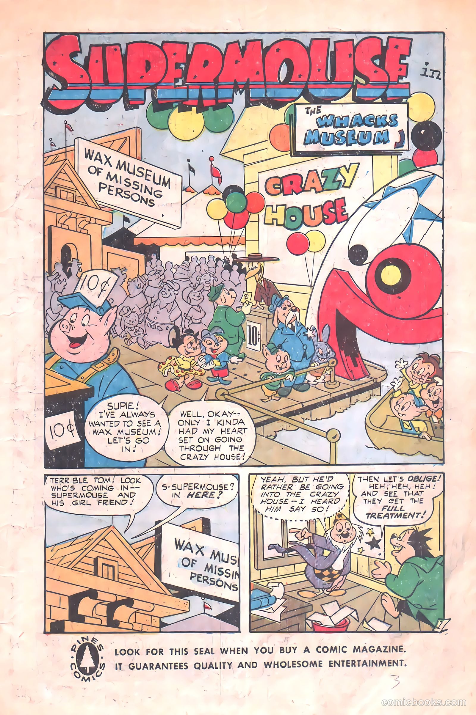 Supermouse #37 (1955) — page 3 of 36