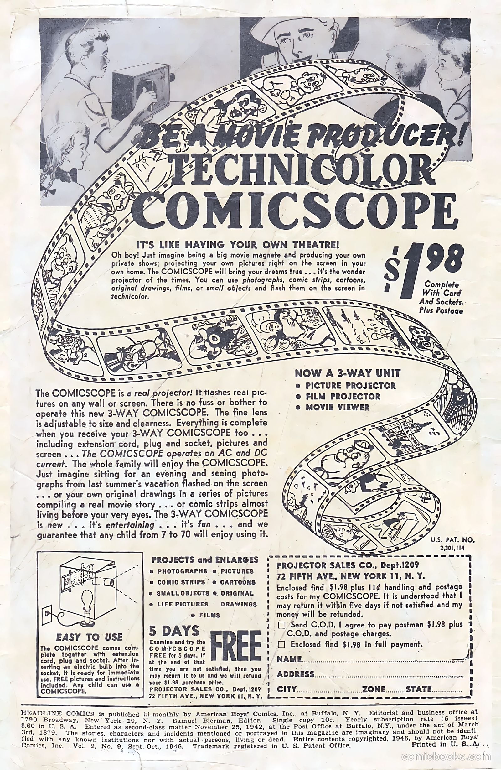 Headline Comics #21 (1949) — page 2 of 52