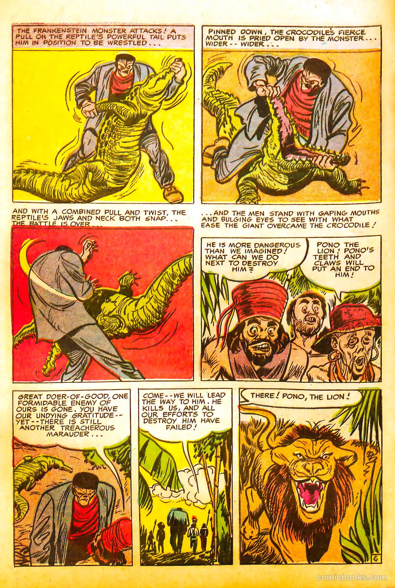 Frankenstein #32 (1945) — page 8 of 36