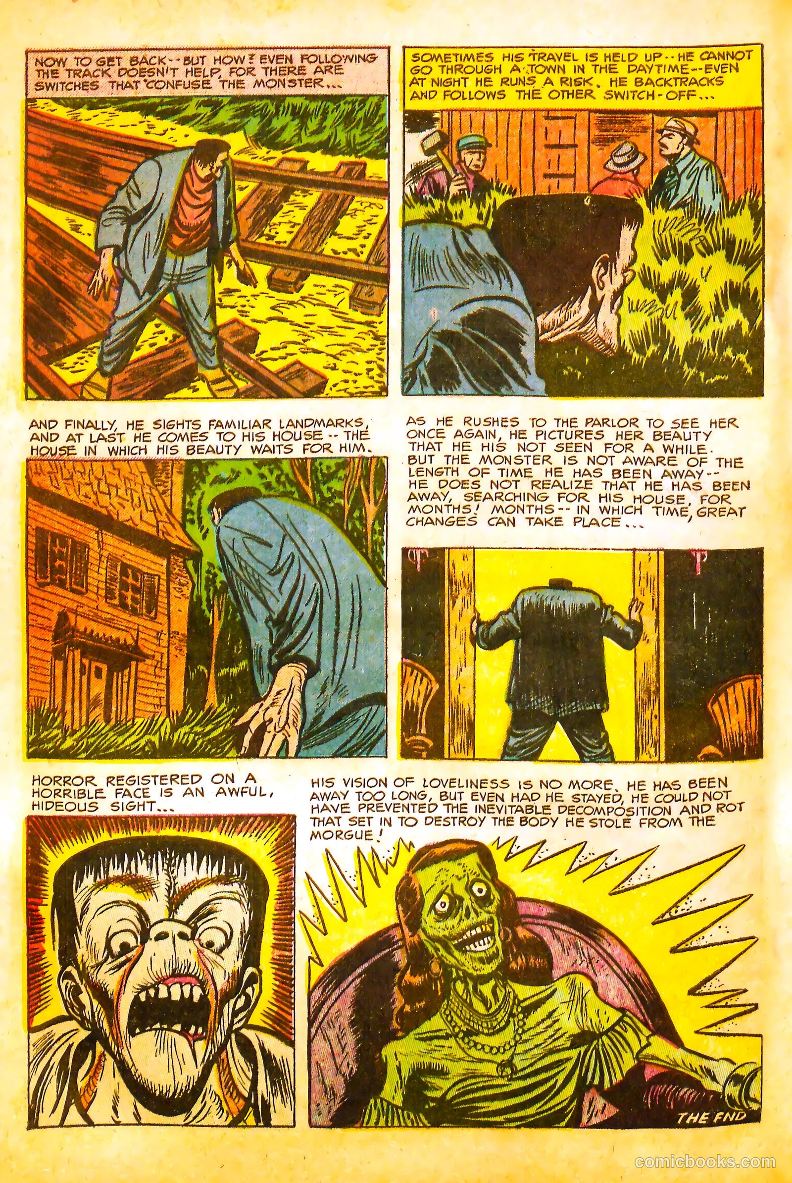 Frankenstein #32 (1945) — page 32 of 36