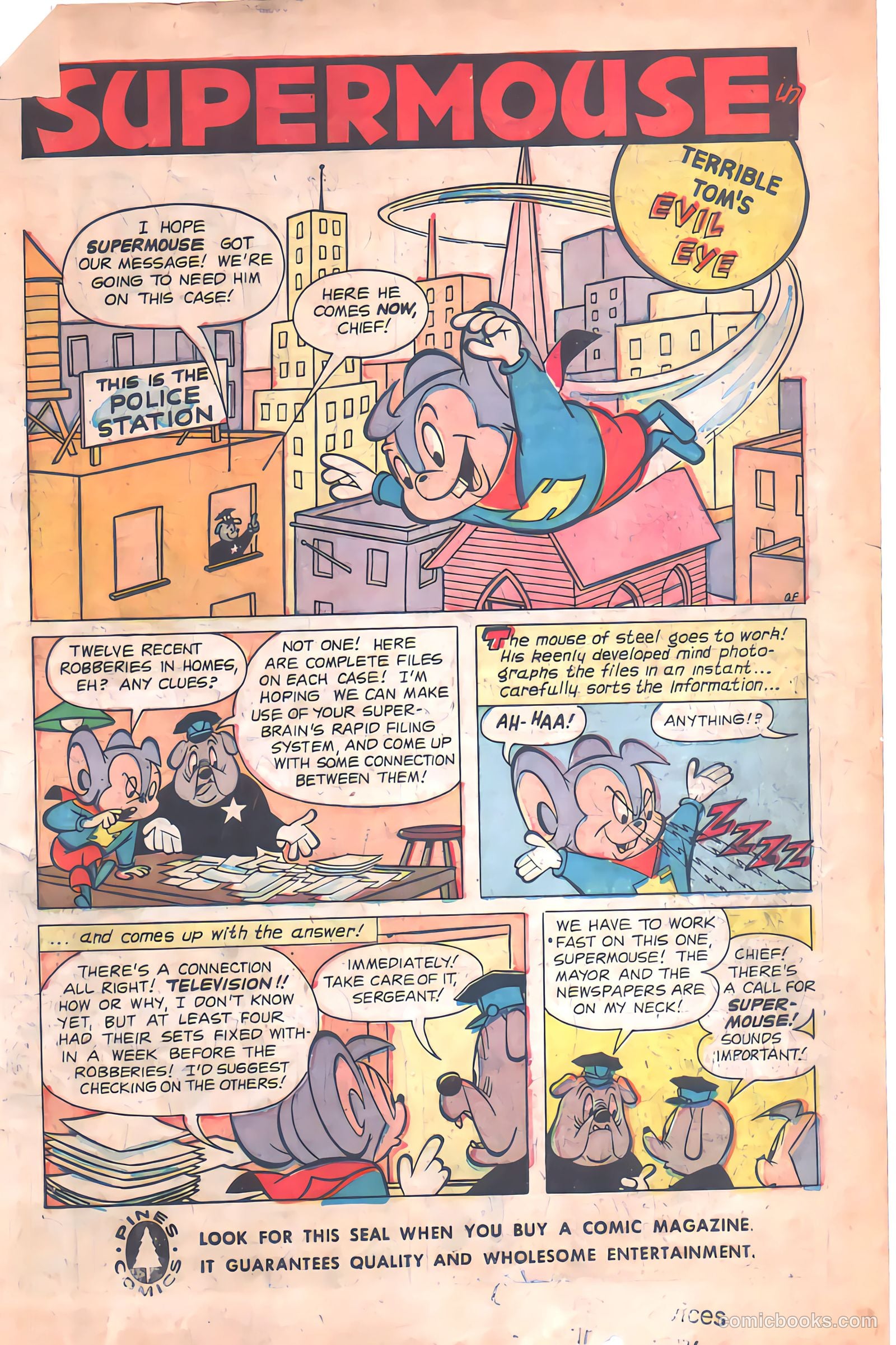 Supermouse #39 (1955) — page 3 of 36