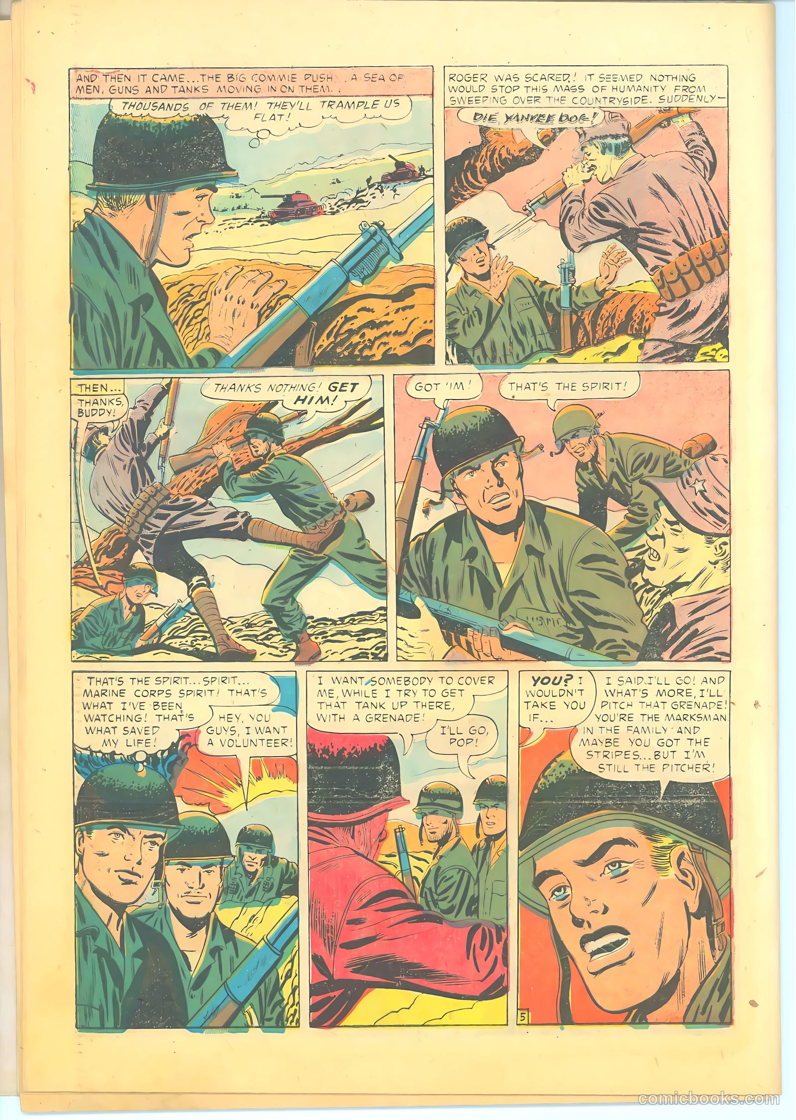 The United States Marines #7 (1954) — page 32 of 36