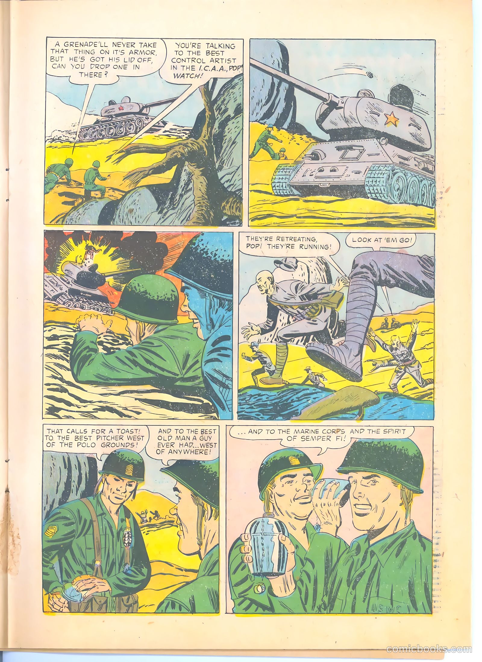 The United States Marines #7 (1954) — page 33 of 36