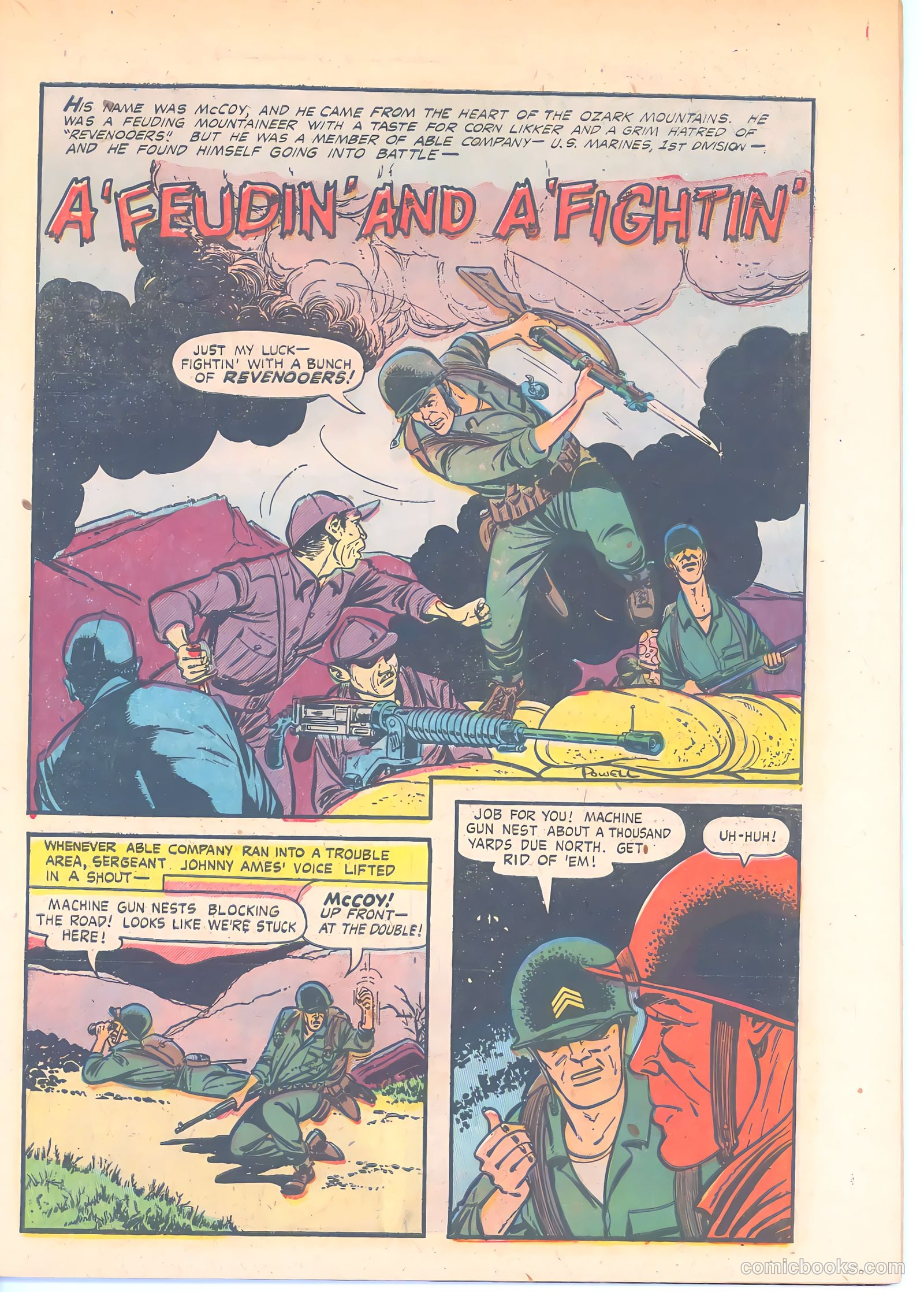 The United States Marines #8 (1954) — page 3 of 36