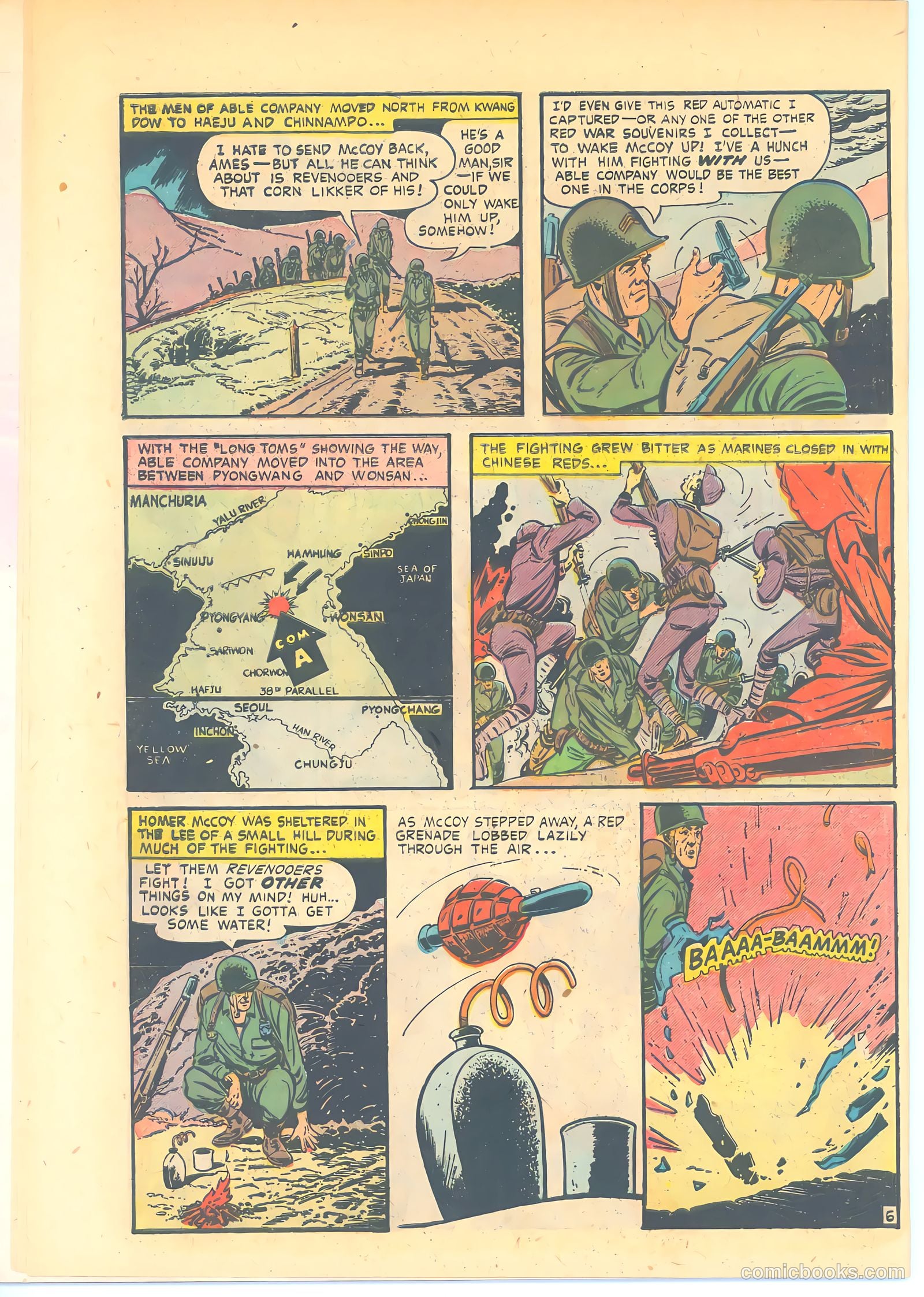 The United States Marines #8 (1954) — page 8 of 36