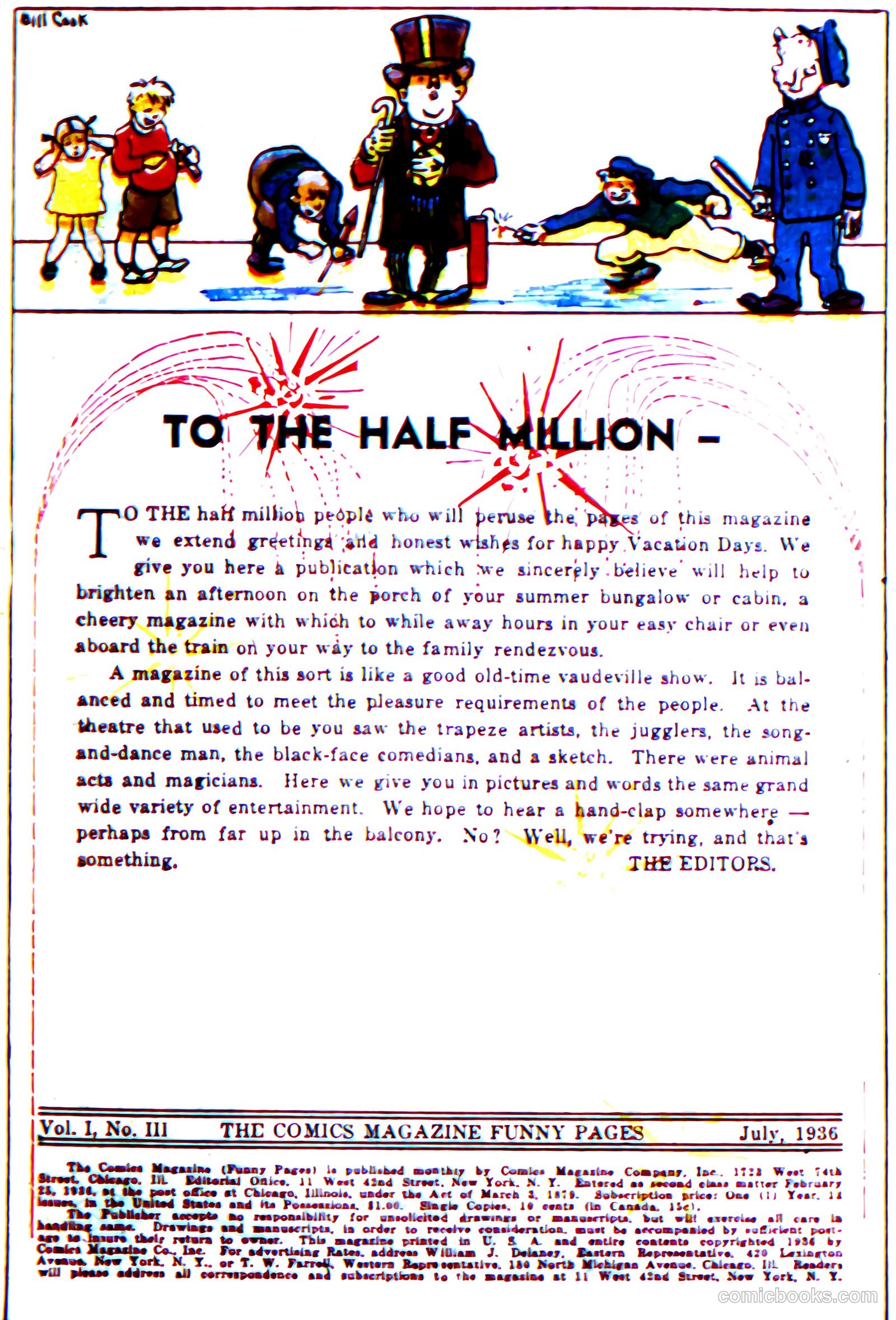 Comics Magazine #3 — page 3 of 67