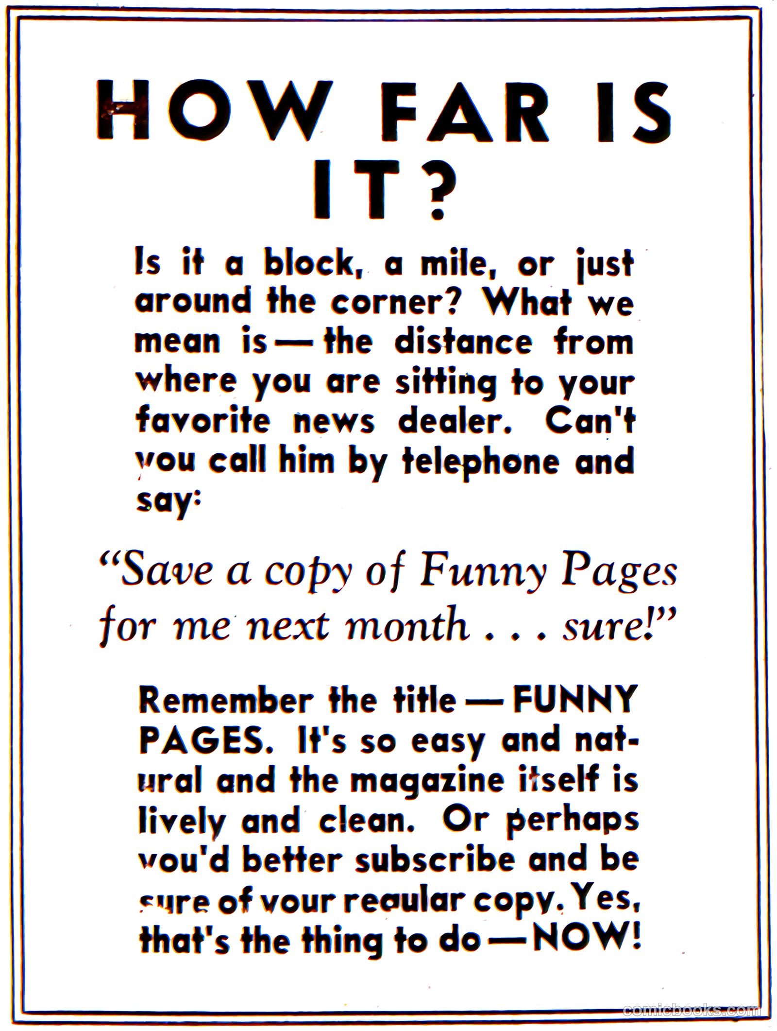 Comics Magazine #3 — page 66 of 67