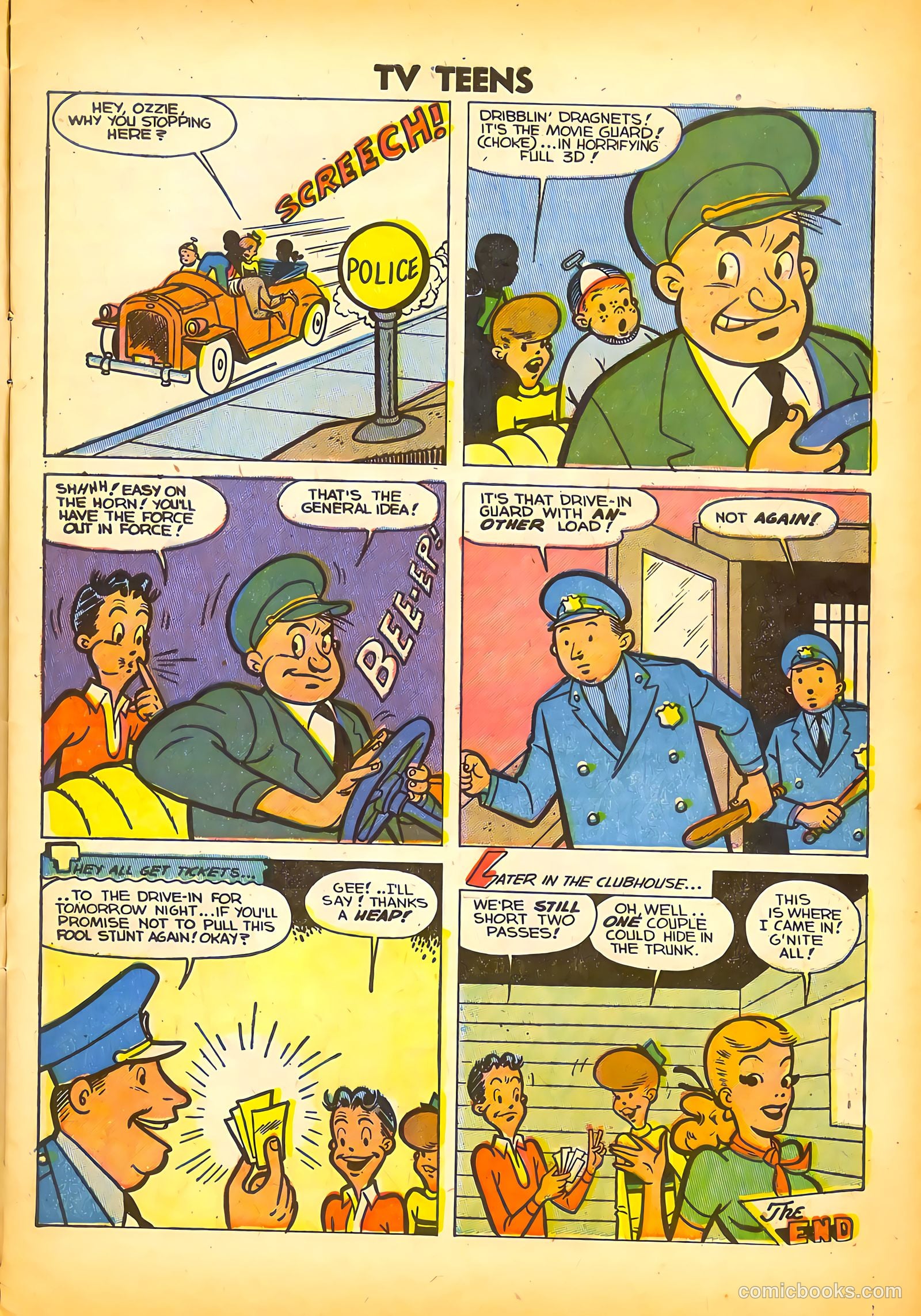 TV Teens #15 (1954) — page 9 of 36