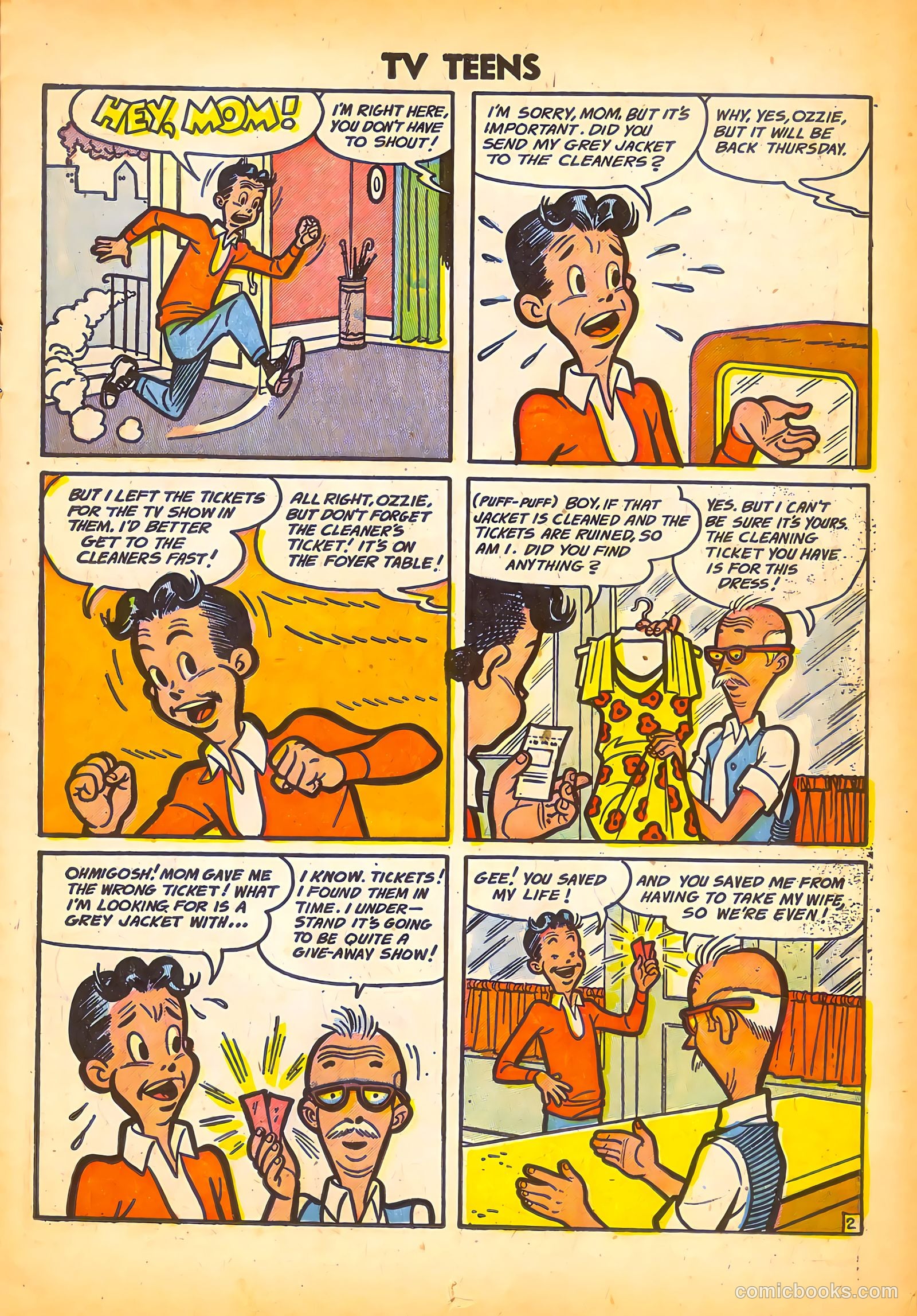 TV Teens #15 (1954) — page 11 of 36
