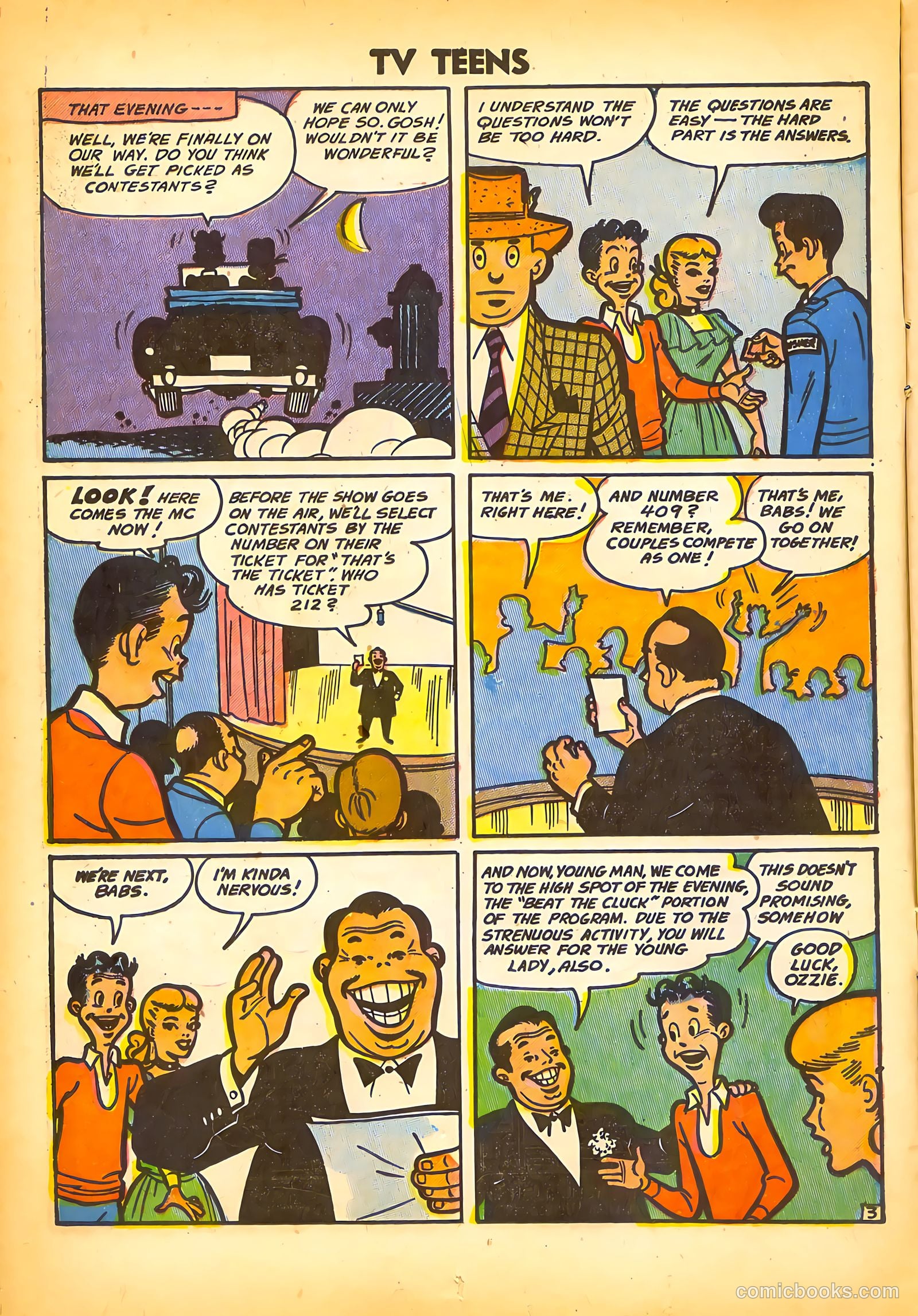 TV Teens #15 (1954) — page 12 of 36