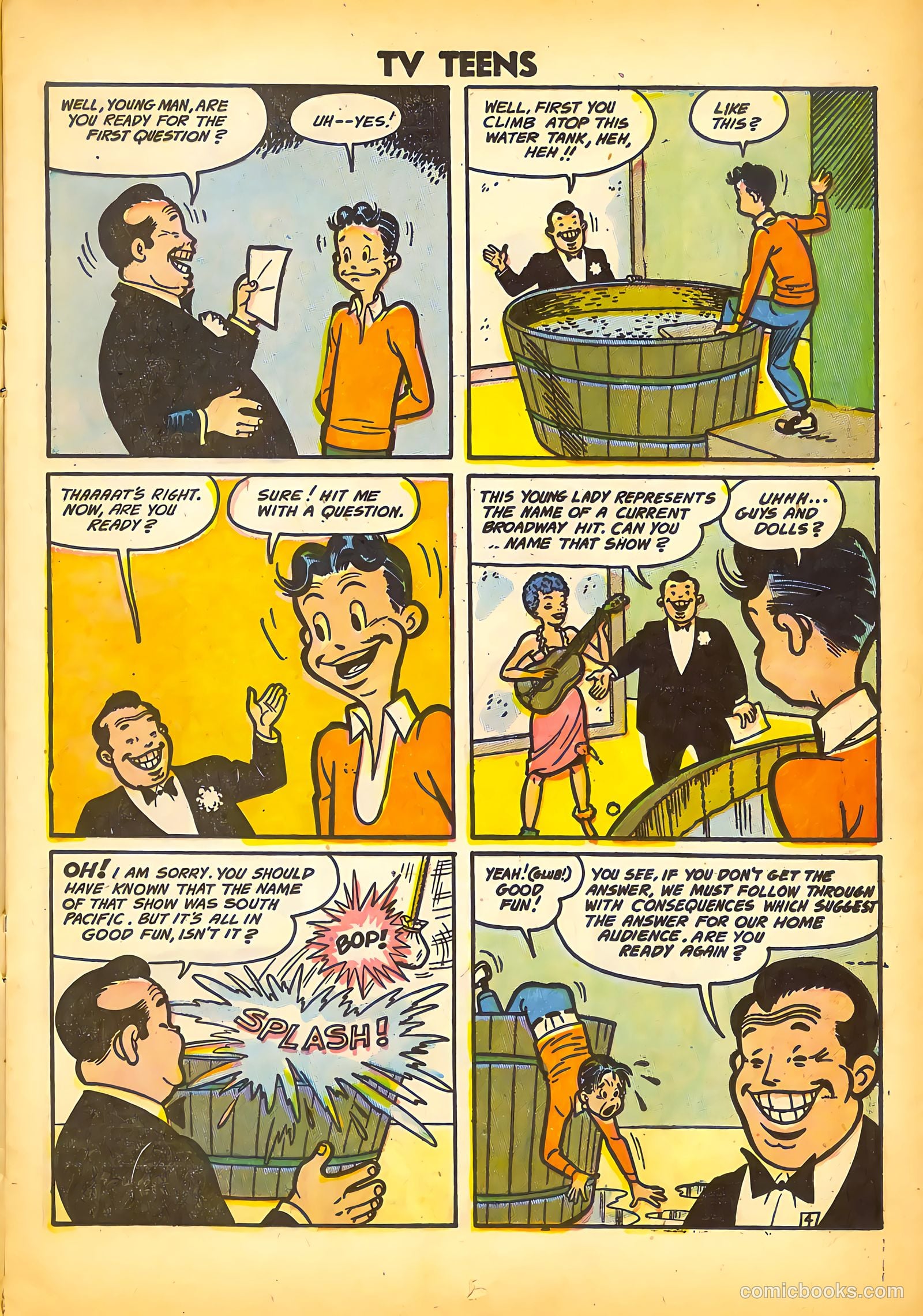 TV Teens #15 (1954) — page 13 of 36