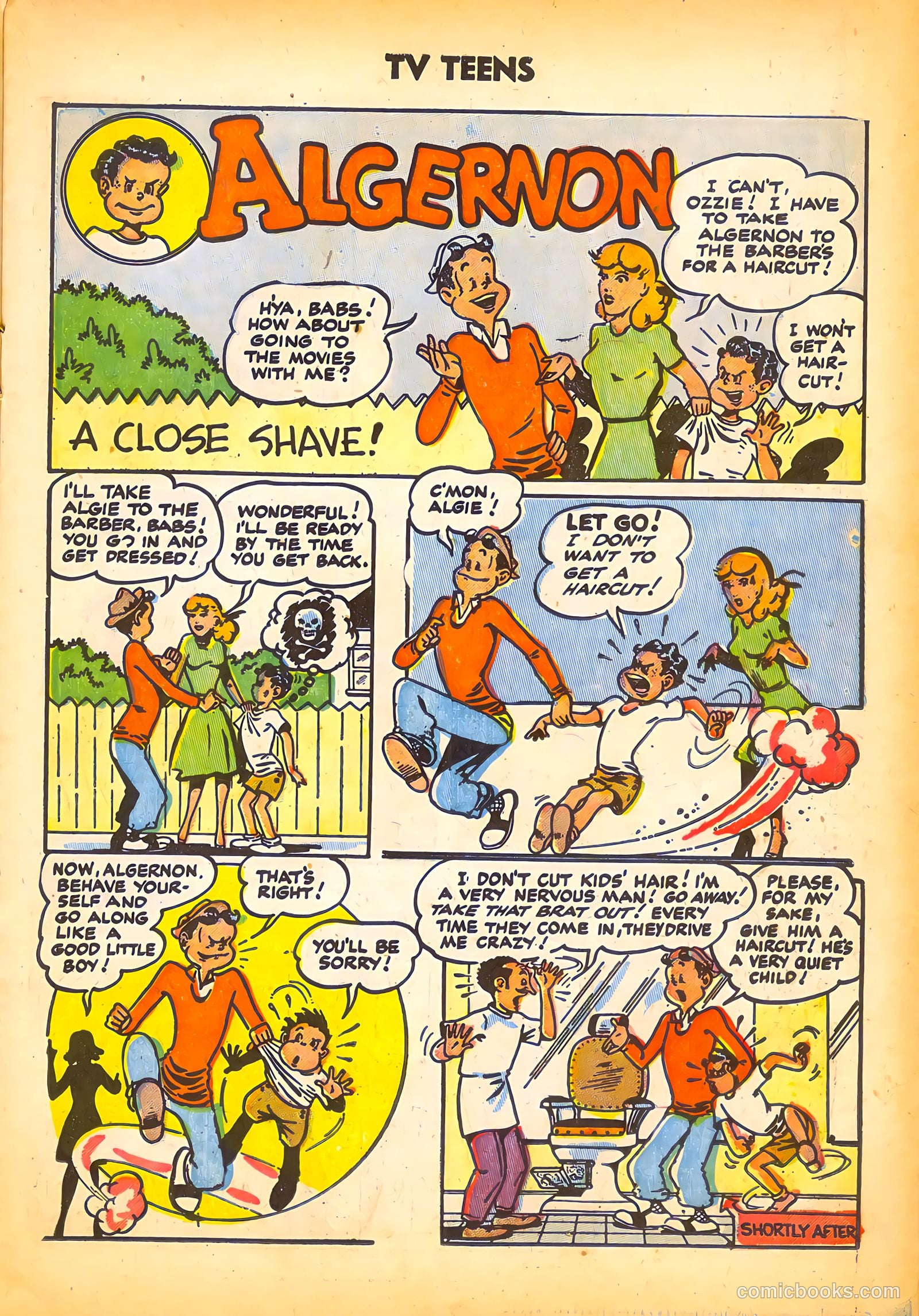 TV Teens #15 (1954) — page 15 of 36