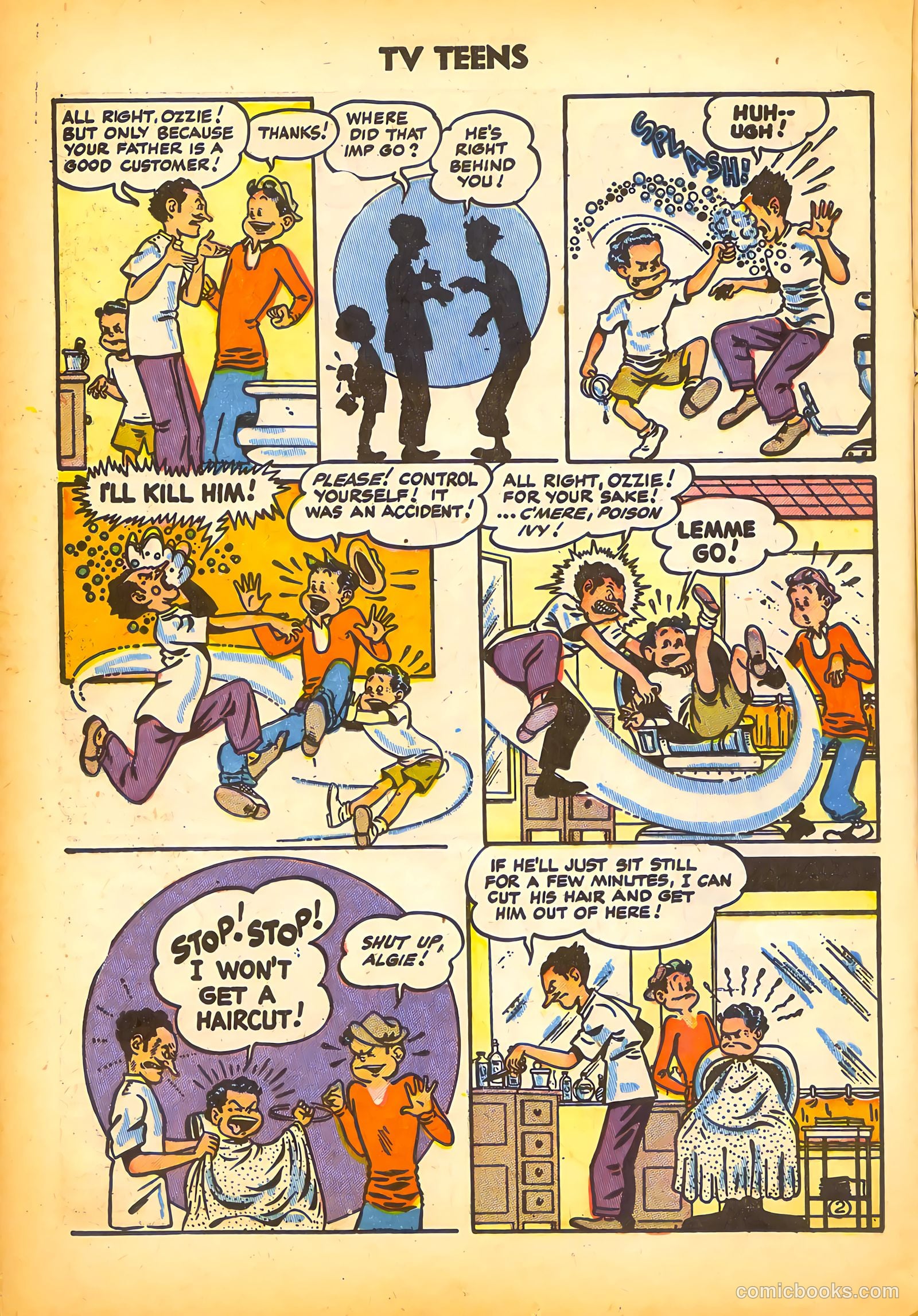 TV Teens #15 (1954) — page 16 of 36