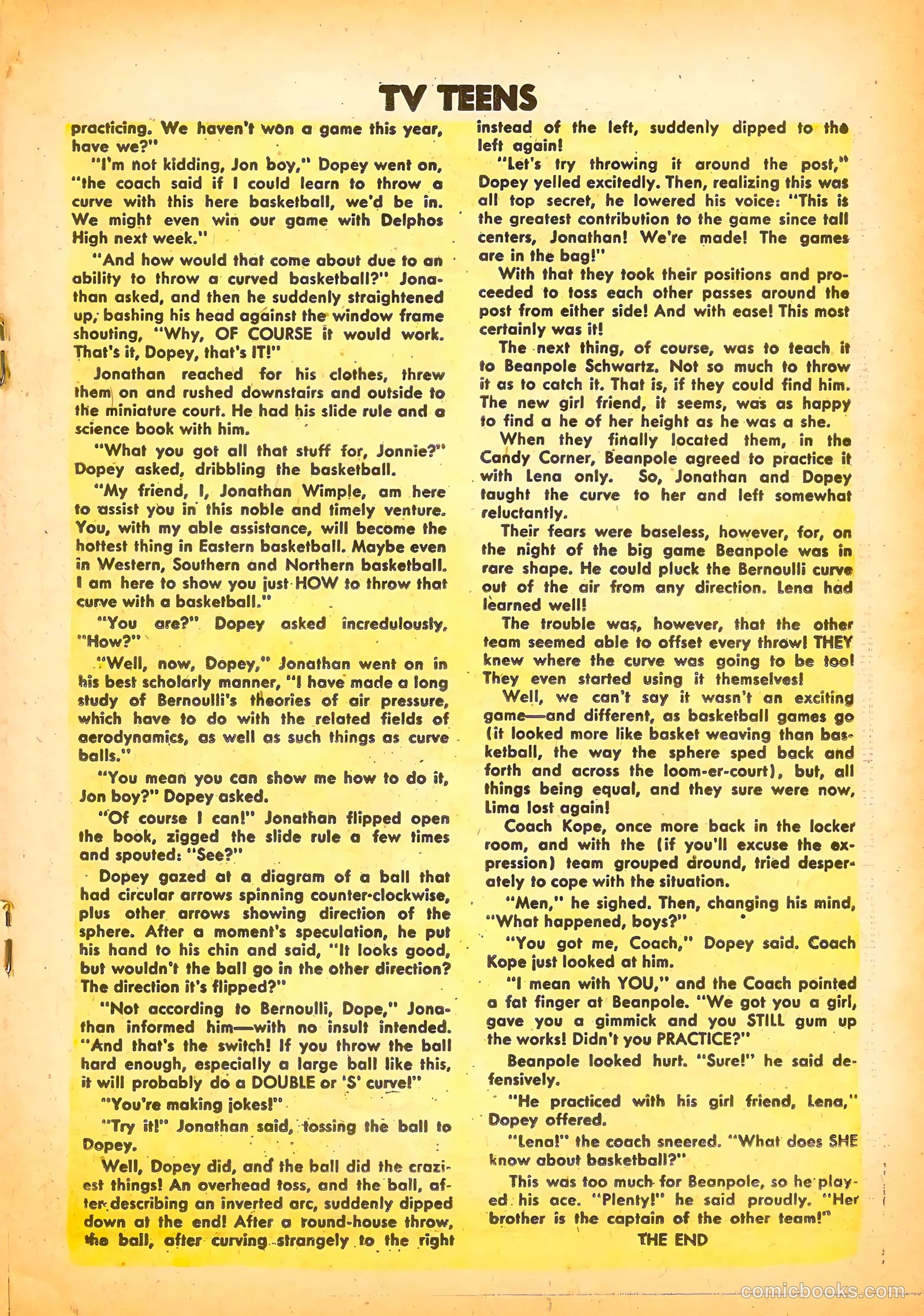 TV Teens #15 (1954) — page 19 of 36
