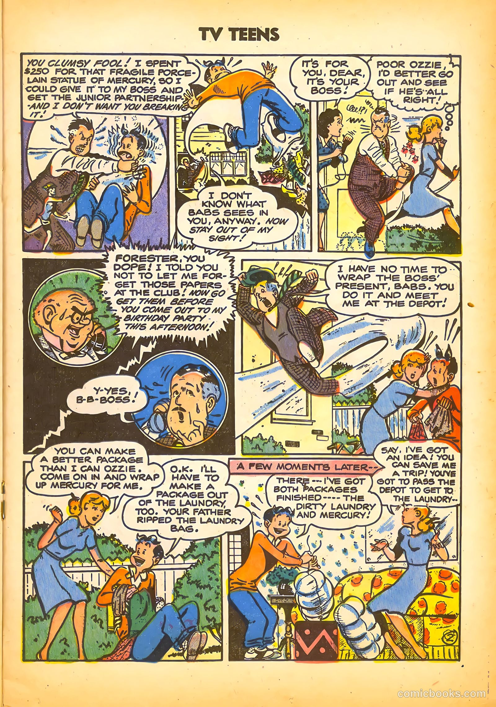 TV Teens #15 (1954) — page 21 of 36