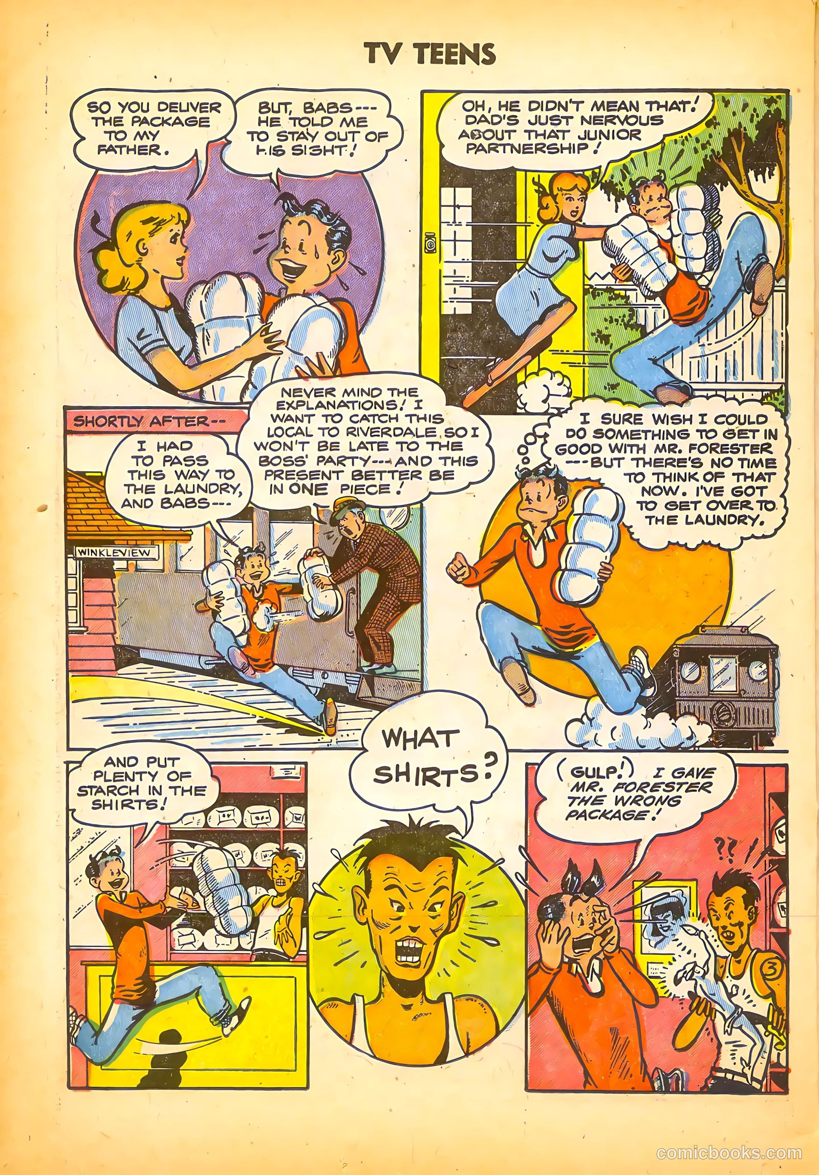 TV Teens #15 (1954) — page 22 of 36